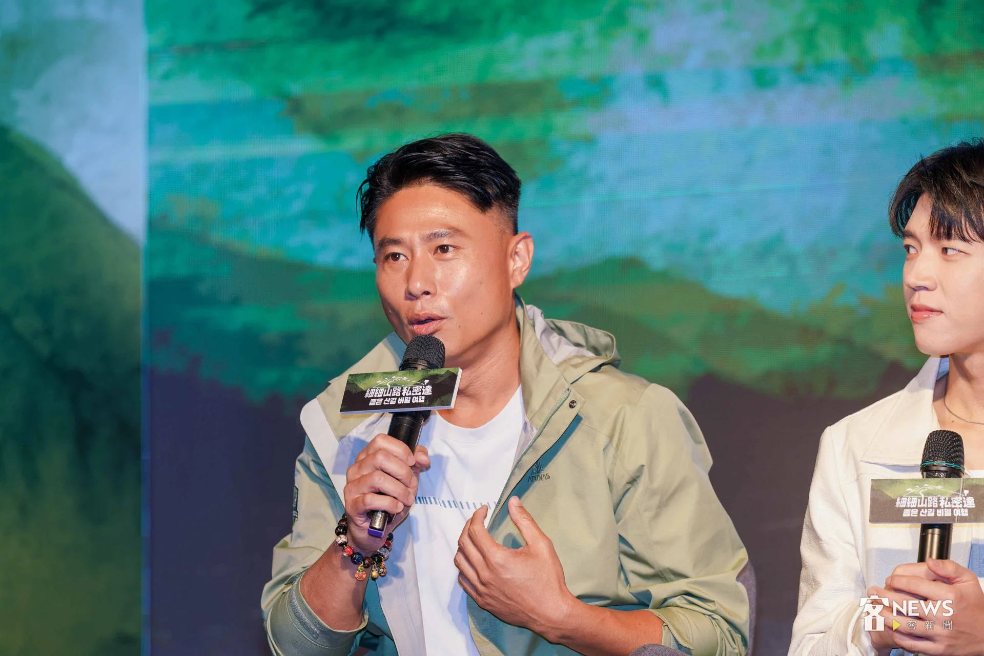 唯一台灣代表「彭小刀」表示,能跟韓國藝人合作非常期待,完全不緊張。李台源攝