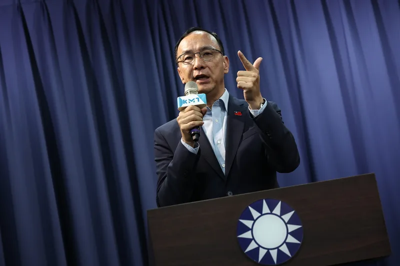 中國國民黨主席朱立倫。資料照，中央社