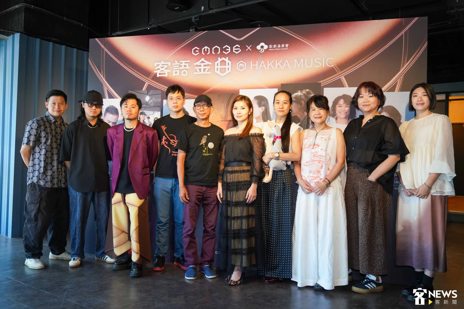 金曲獎頒獎典禮倒數9天，客家委員會今（19）天下午搶先頒獎並恭喜入圍的客語音樂人。朱愷元攝