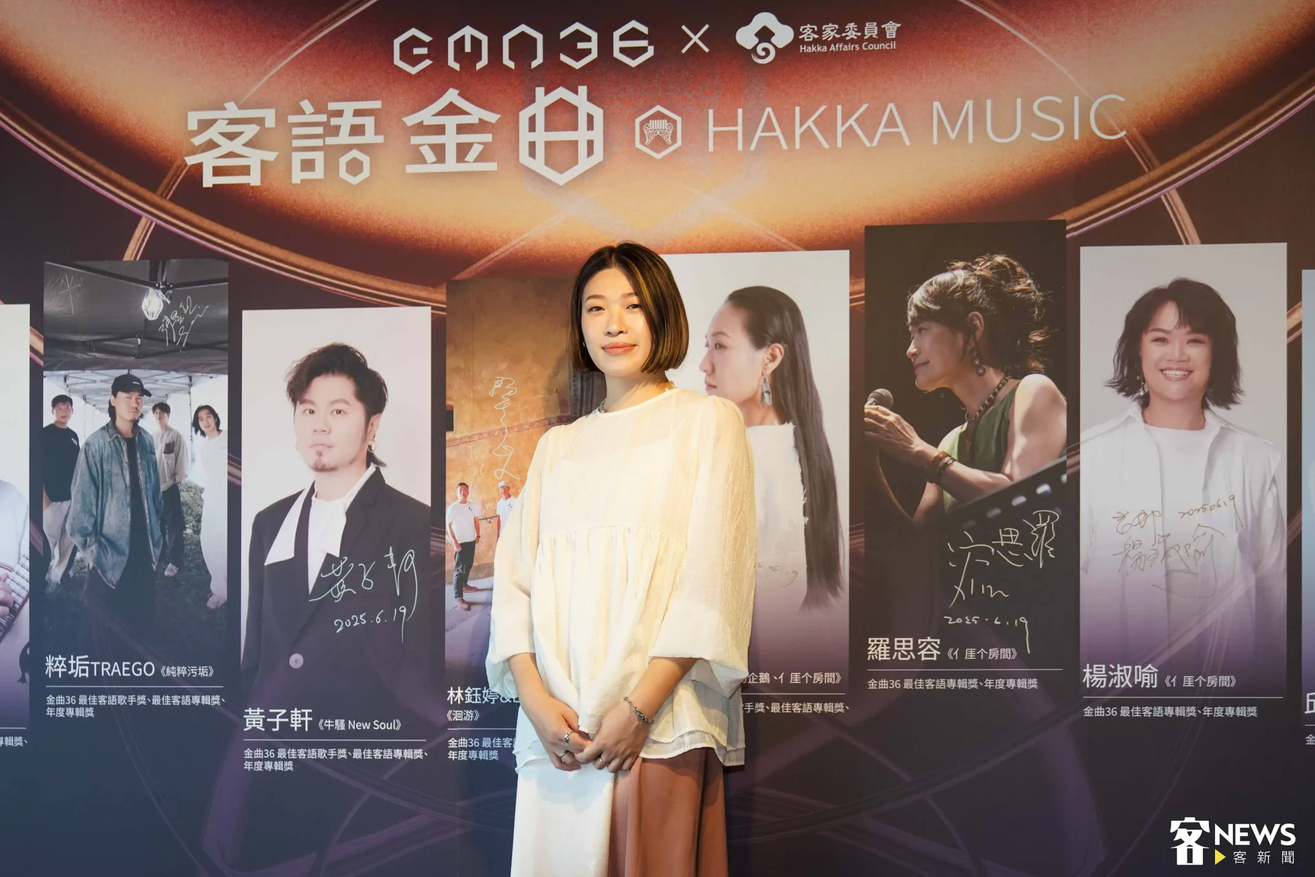 去年金曲獎最佳客語專輯得主邱淑蟬，今年再度以《亻厓个房間》入圍金曲獎。朱愷元攝