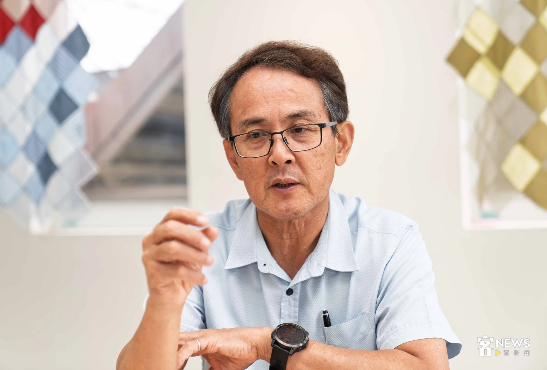吳文德說，作為政府出資製作的專輯，《亻厓个房間》同時承載文化政策與藝術創作的雙重角色。李台源攝