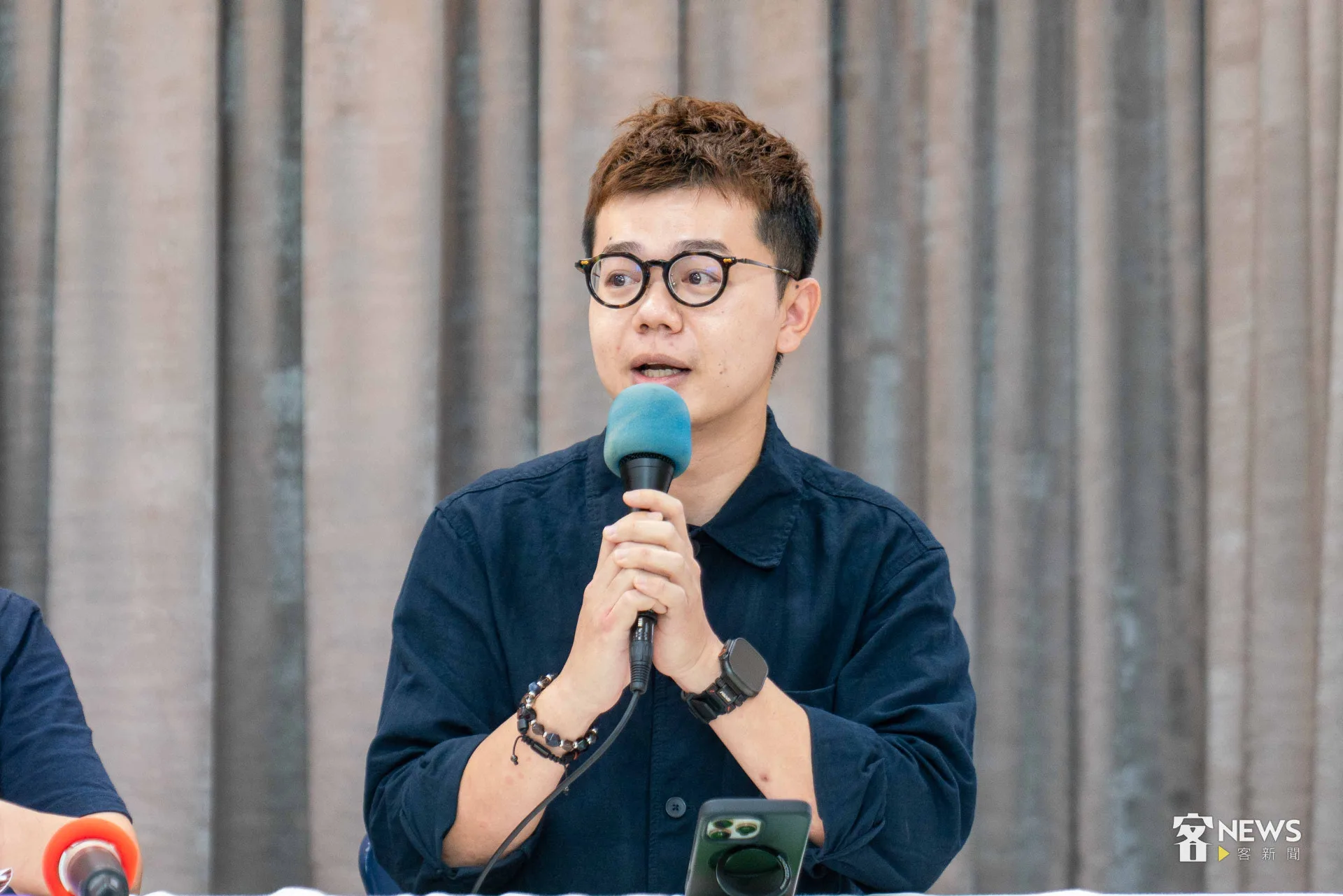 屏東竹田客家出身，高雄市議員張博洋強調，「客家人不會反罷免，反對的是惡人」。李台源攝