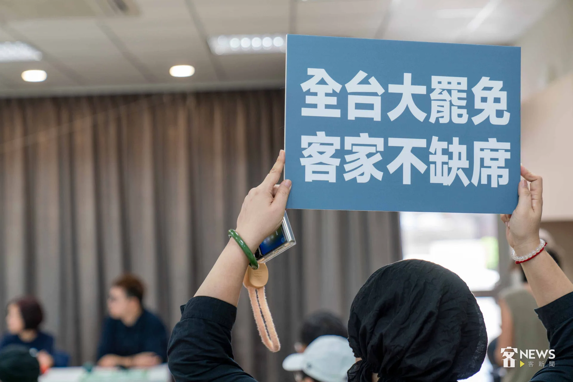 本土客家社團宣示組成「全國客家支持大罷免行動聯盟」，強調客家人接下來將全力協助罷免行動。李台源攝