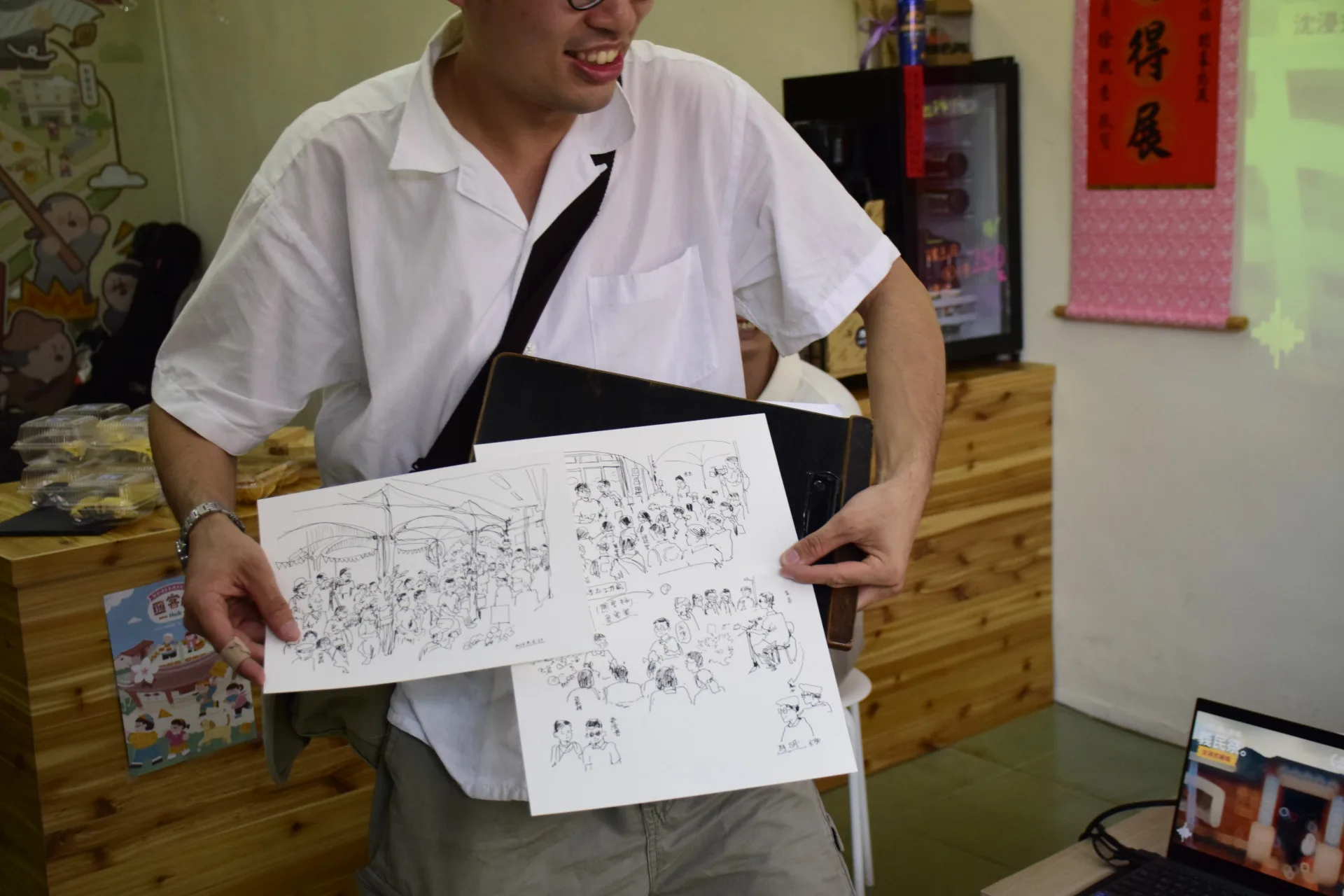新埔鎮首座「青年培力工作站」正式揭牌啟用。在地青年提供
