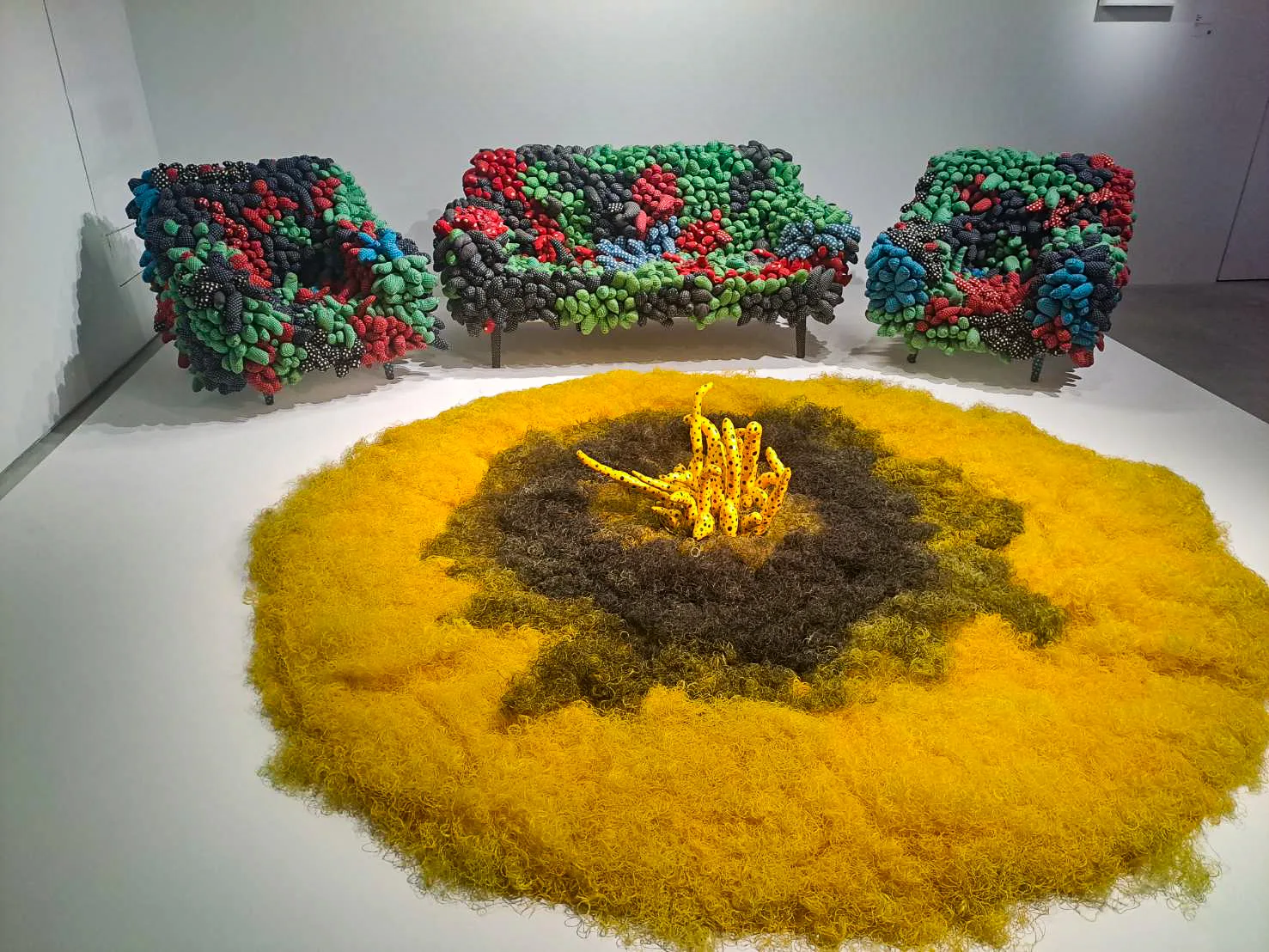 「草間彌生个軌跡與奇跡」特展。蕭宥攝