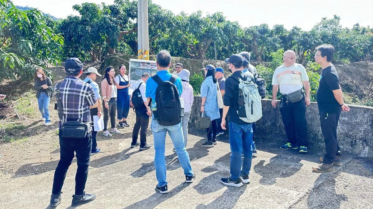 實地進行會勘,六龜頂荖濃公告為特定水土保持區。高雄市政府水利局提供