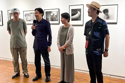 右起今福龍太、東松泰子、邱奕堅、蕭永盛。
