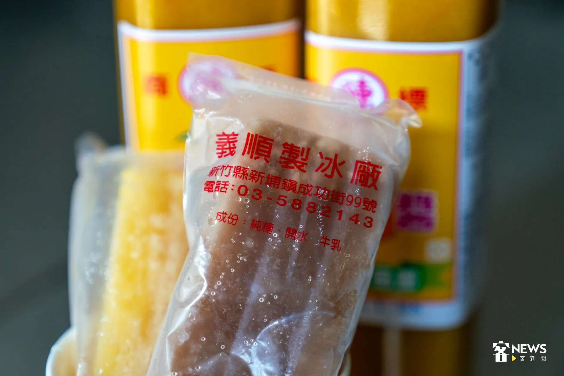 店內招牌有金桔、四果、米糕等，原料單純，除了對應口味的原料，就是糖和水。洪藝晅攝