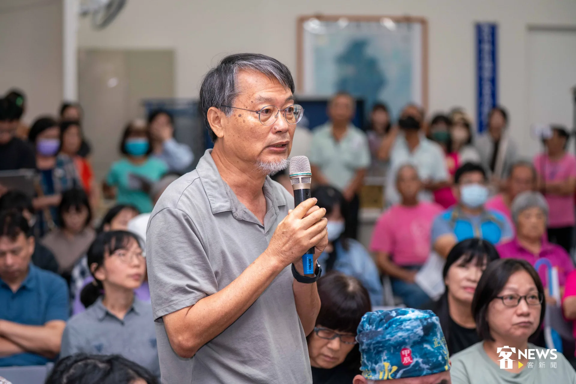 建築師林志成批評,廠商的簡報都是廣告用詞。宋佩遙攝