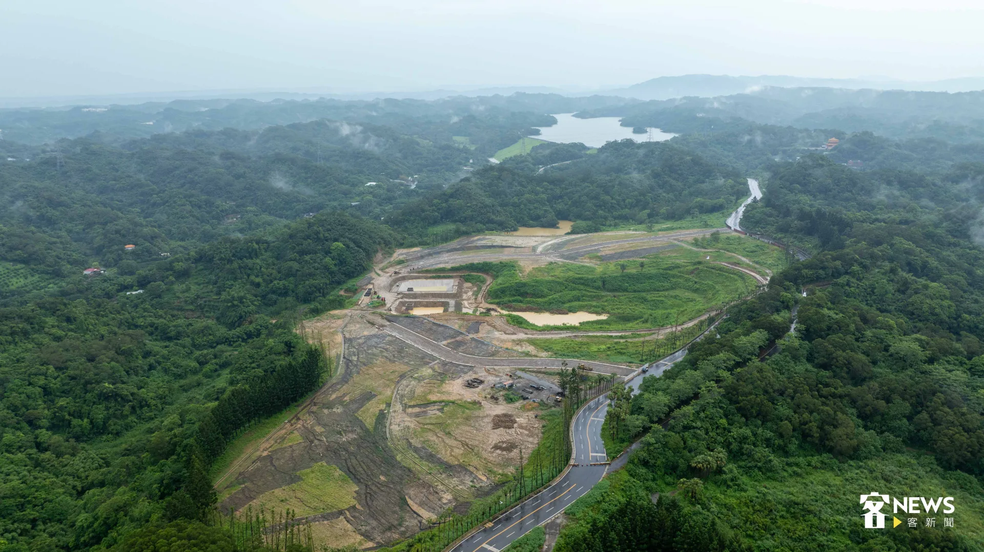 峨眉鄉中盛村開發案第2期「頌林新經濟產業園區」空拍。宋佩遙攝