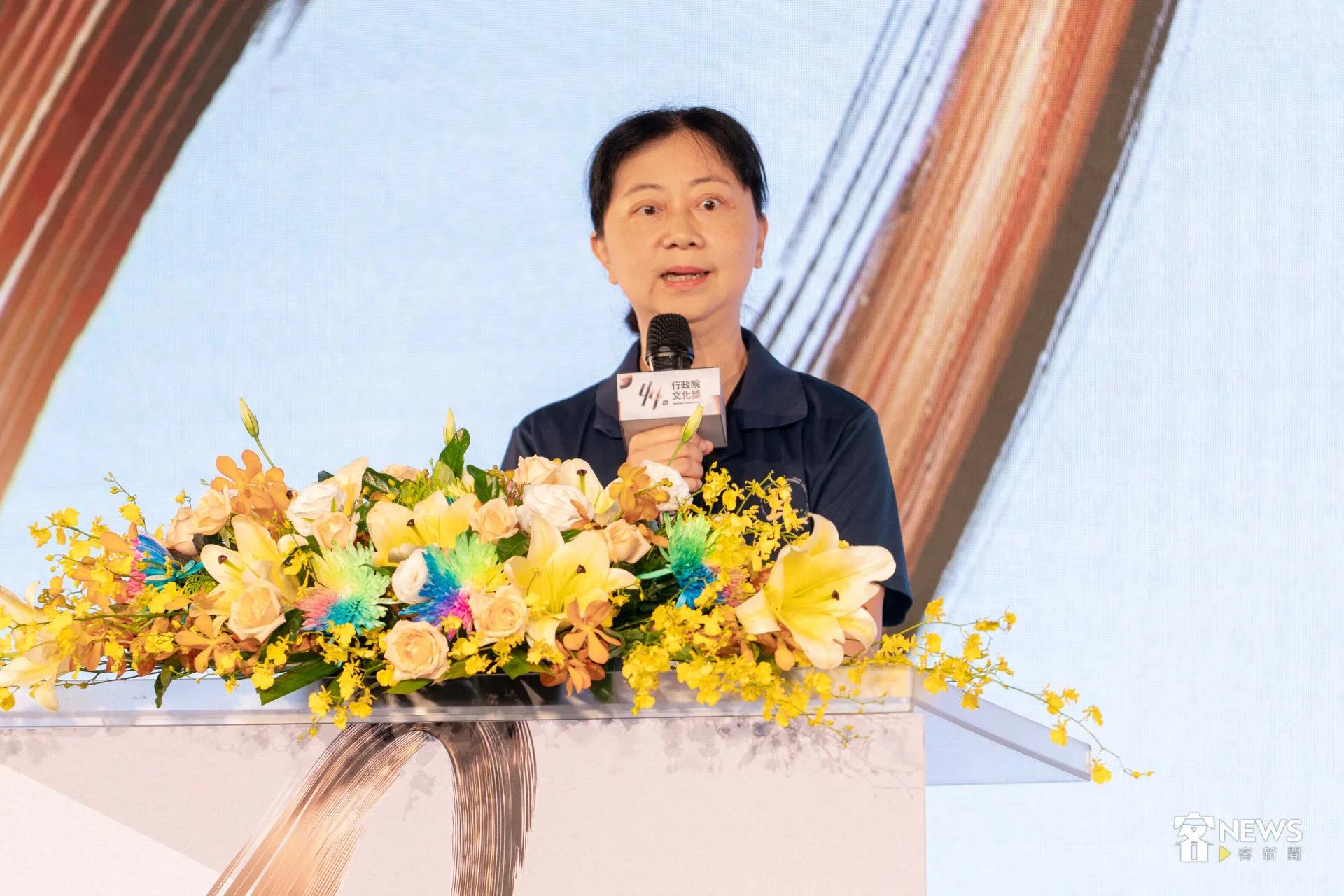 鍾心怡說，傅明光能獲獎，不只是肯定個人，是對默默守護文化資產的傳統匠師一份深深致敬。李台源攝