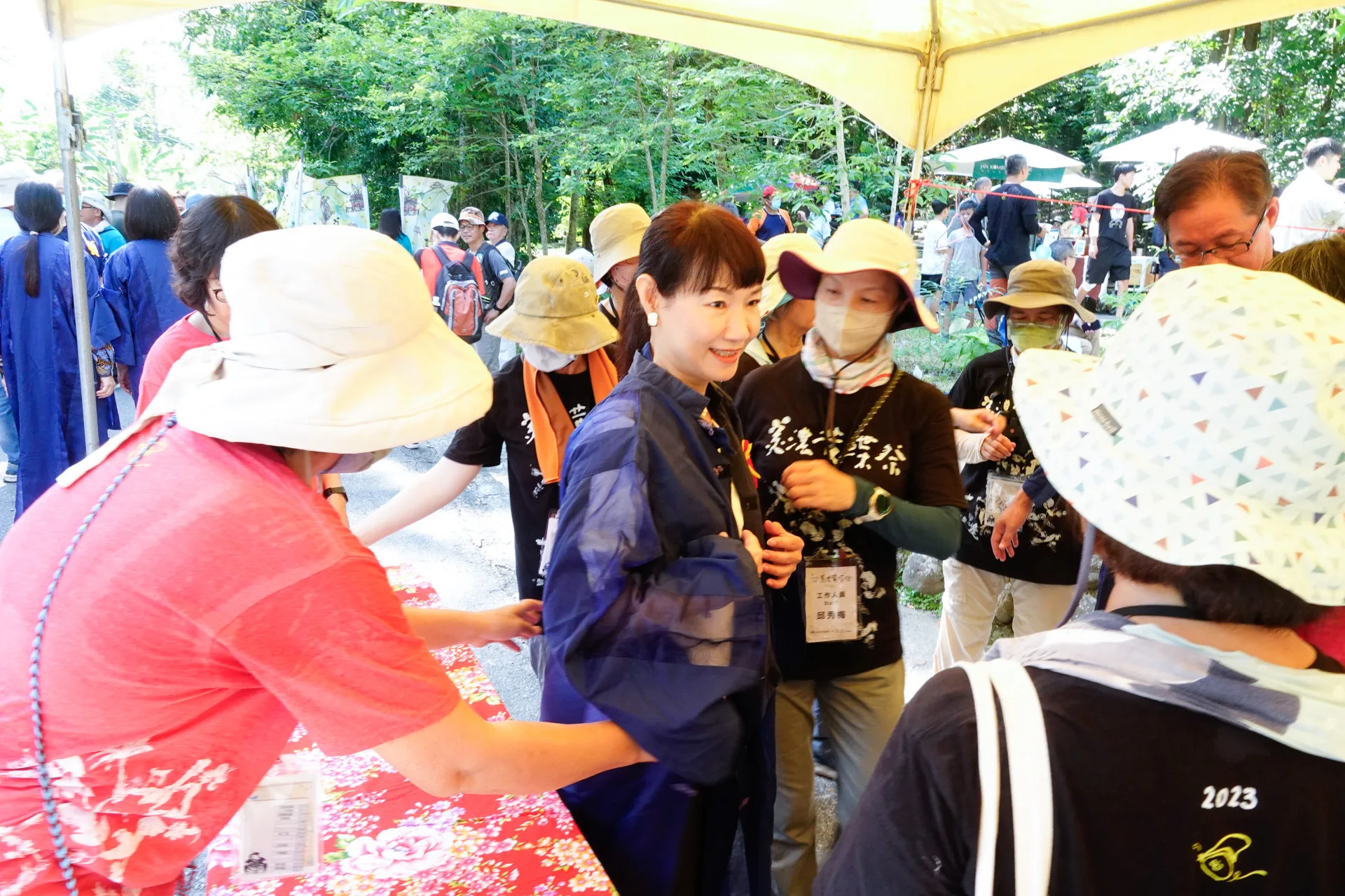楊瑞霞參與24屆黃蝶祭。高雄市客委會提供