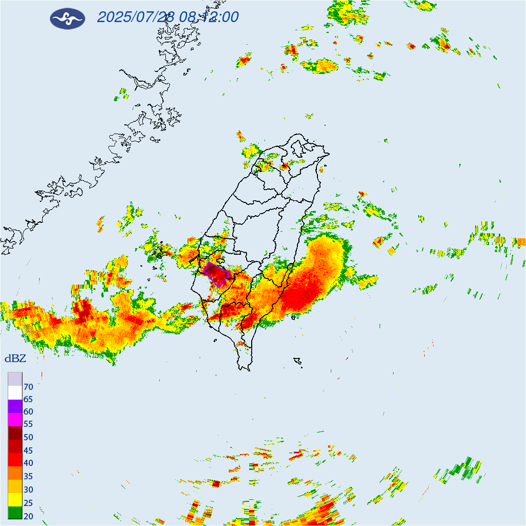稍早，氣象署針對「嘉義縣、臺南市」發布大雷雨即時訊息，持續時間至09時45分止。中央氣象署提供