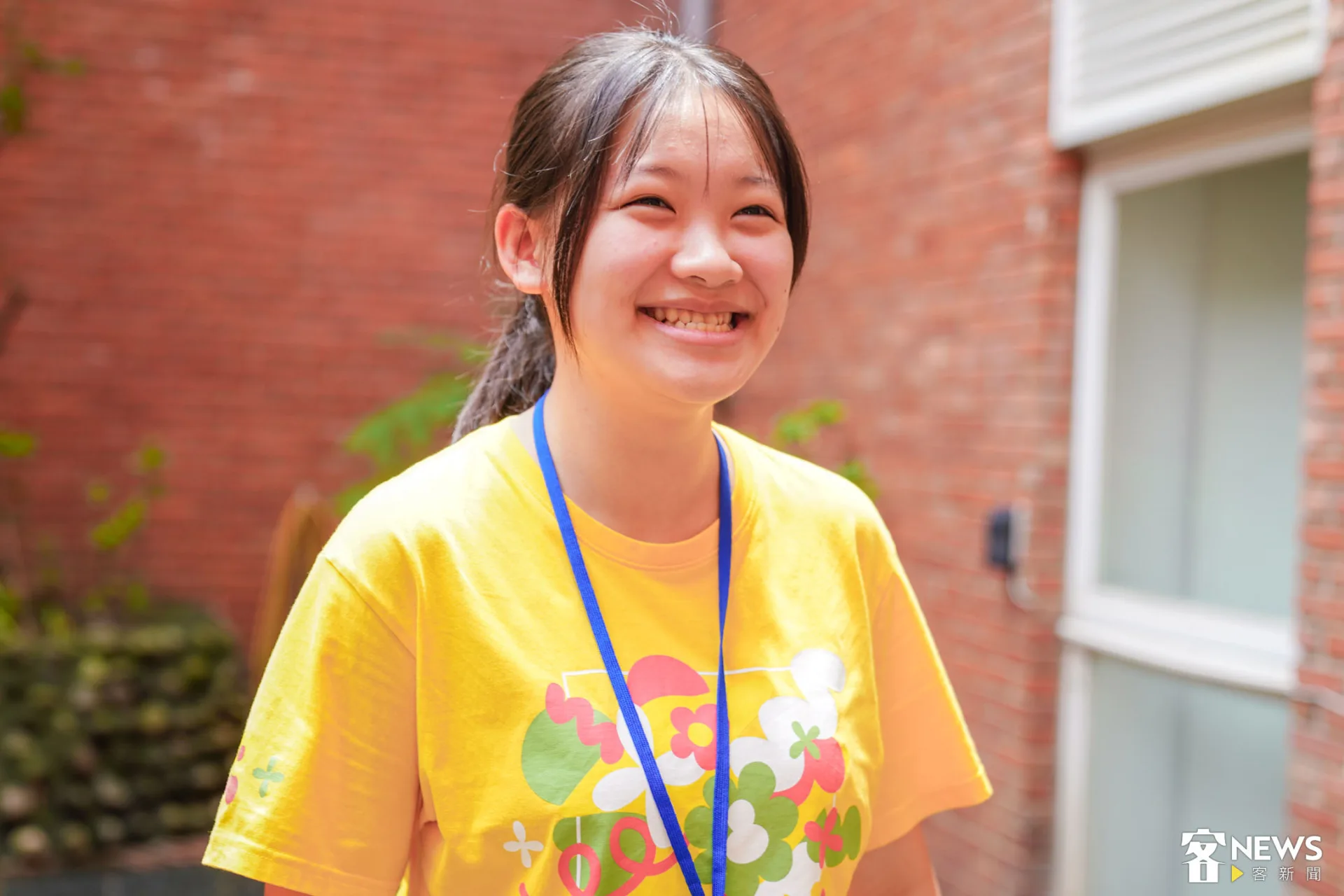 黃巧嫻說，彭老師可以從歌聲聽出每個人的性格，「他告訴我們要從音樂裡找到自己，不要在意別人的眼光」。朱愷元攝