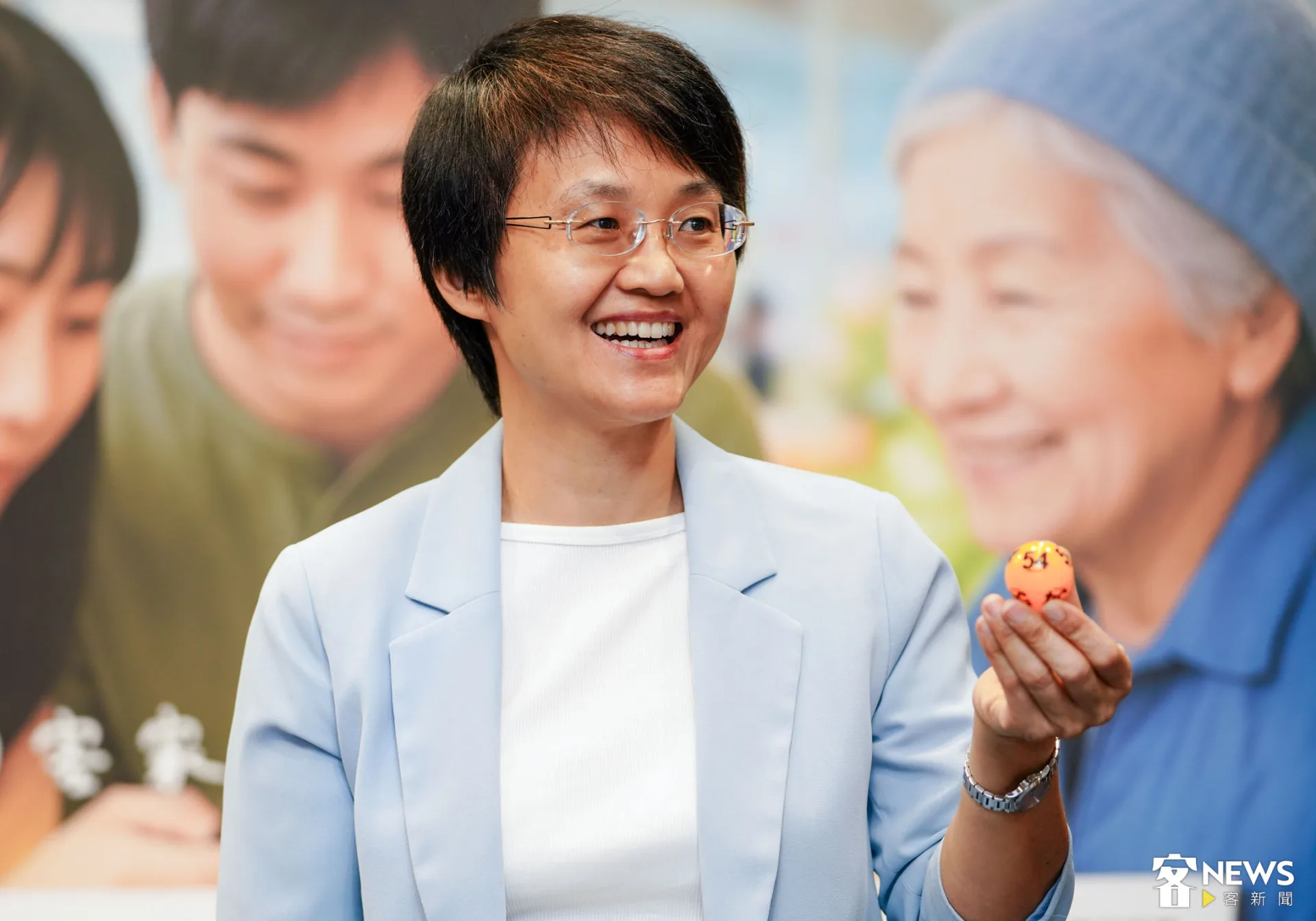 客委會主委古秀妃表示，客家幣政策針對18歲到49歲青年，且限制消費地區為全台70個客庄重點發展區中的店家。朱愷元攝