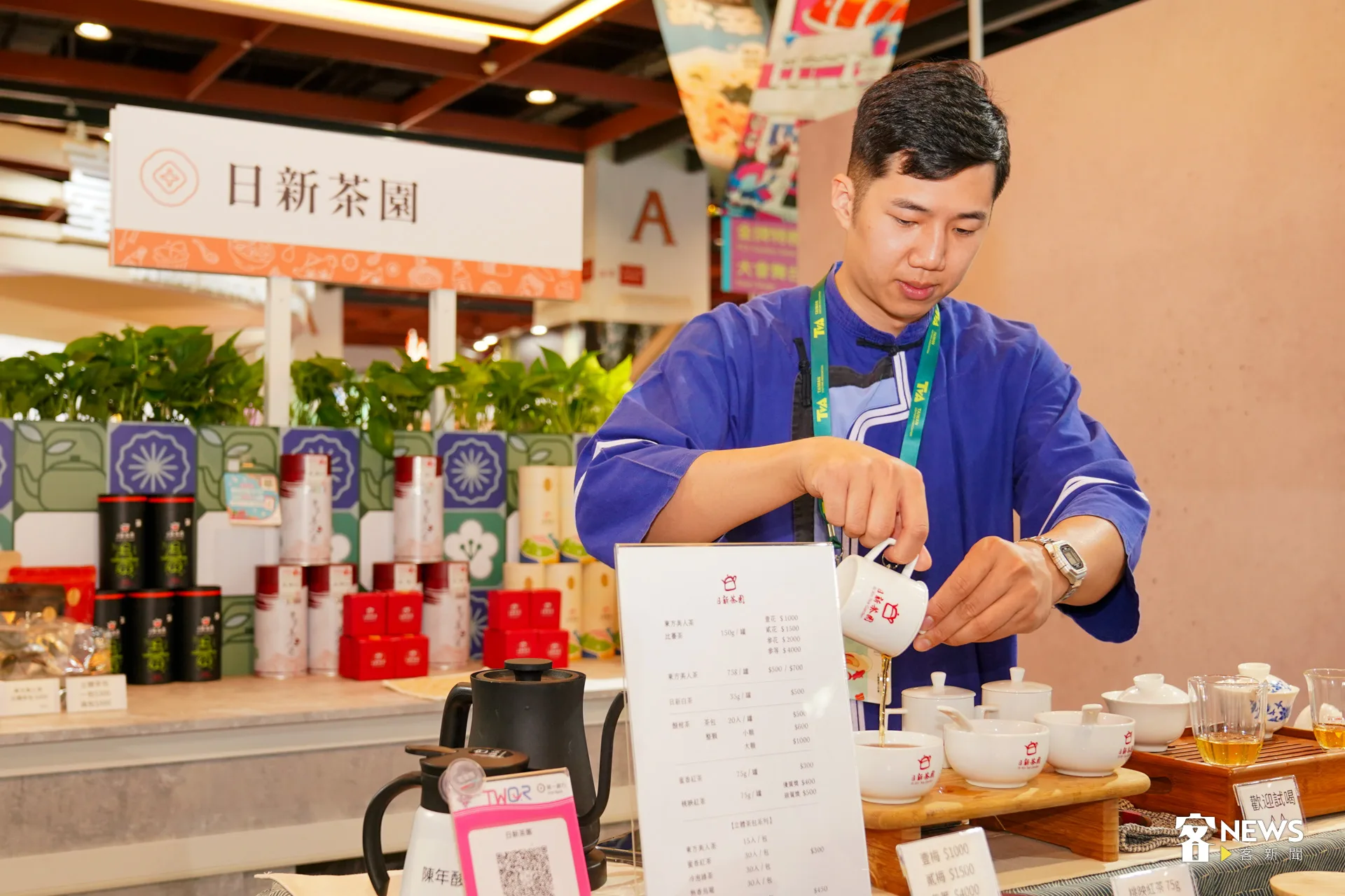 「2025台灣美食展」客家主題館「HA FOOD 客食‧客市」(攤位編號A233)。洪藝晅攝