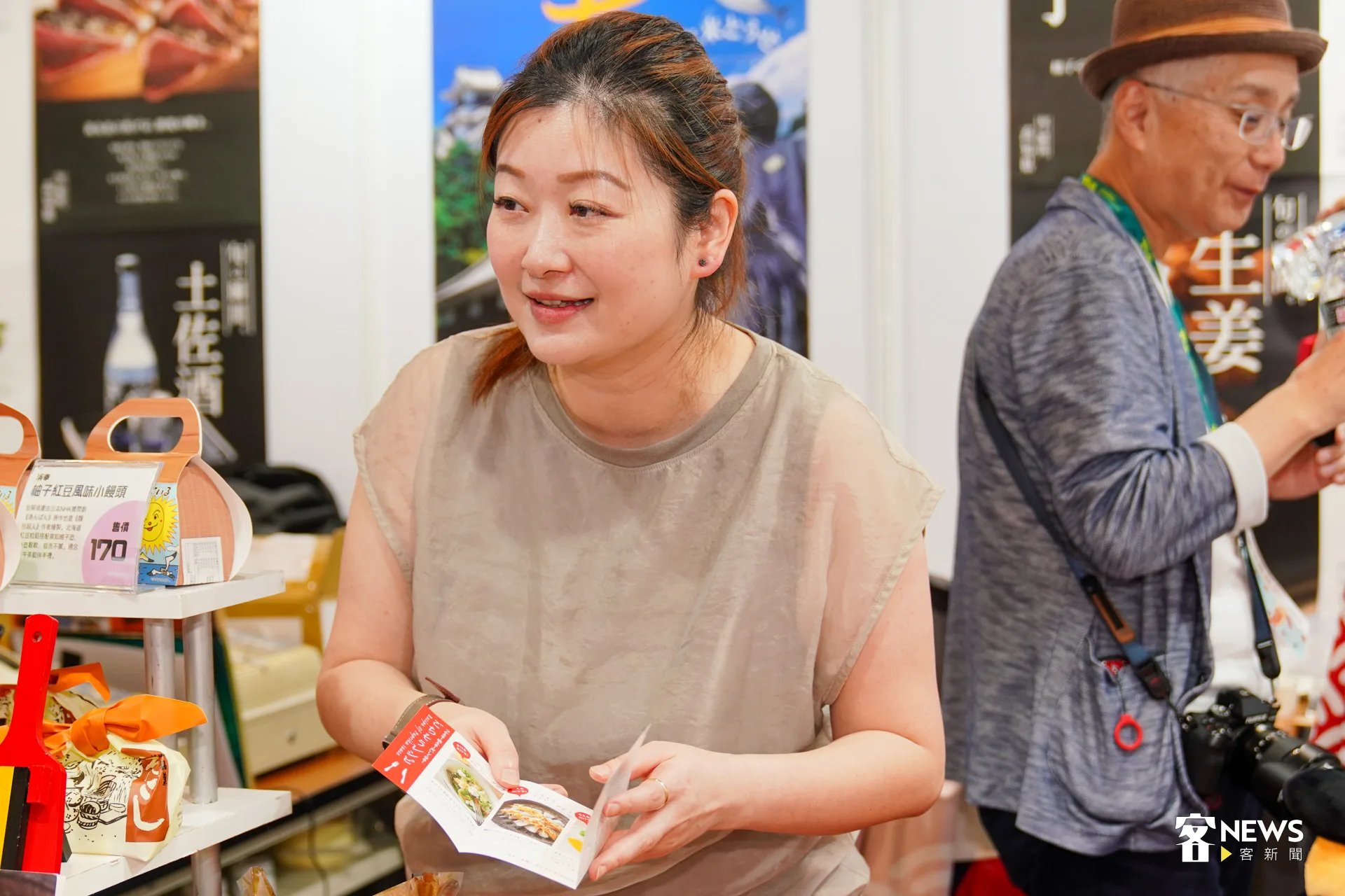 日商西北股份有限公司營運部主任林靖蓉表示，希望透過在地產品，讓更多台灣顧客了解高知縣。洪藝晅攝