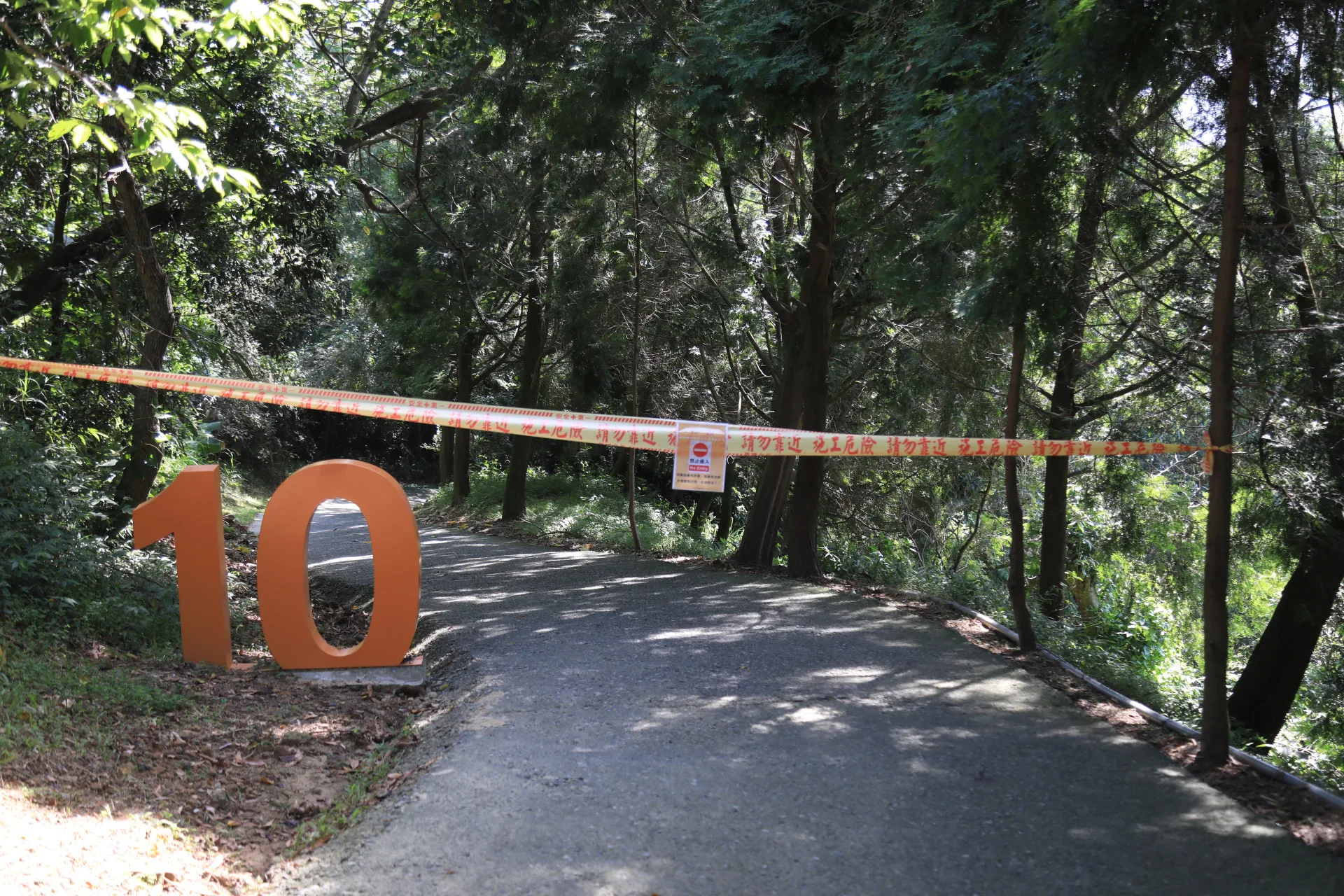 其餘災損較嚴重的步道,如10號步道,將納入第二階段修復工程。台中市政府提供