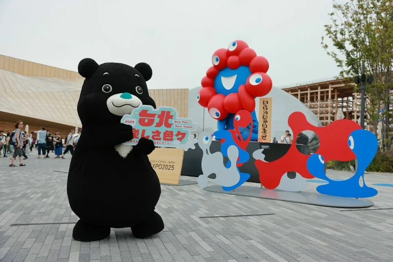 「熊讚」登大阪世博掀熱潮　邀日人體驗台北五感之旅