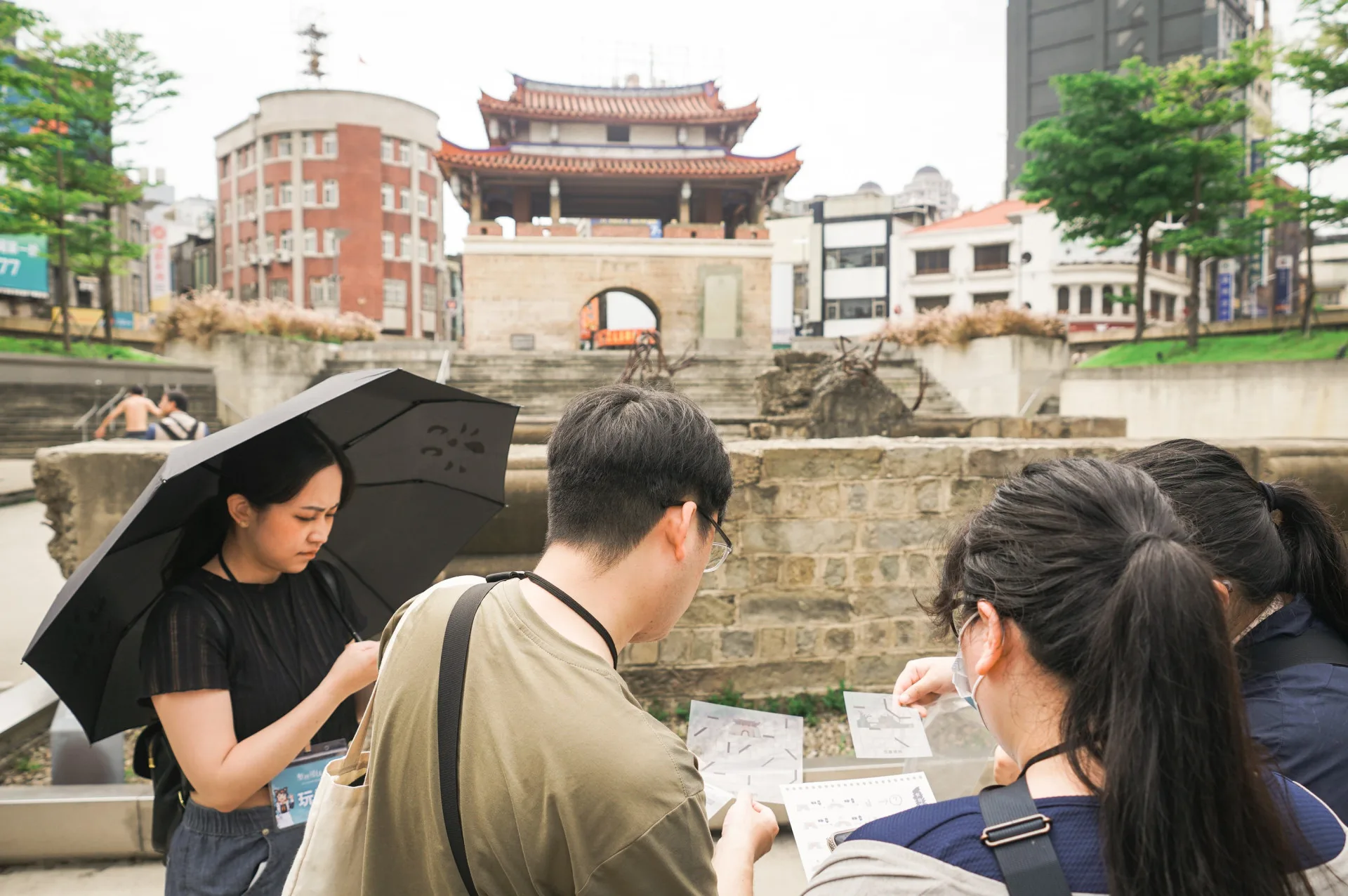 《塹裡尋妖》融合動漫設計、實體道具與線上系統，以解謎任務為引，重新認識新竹風貌。新竹市政府提供