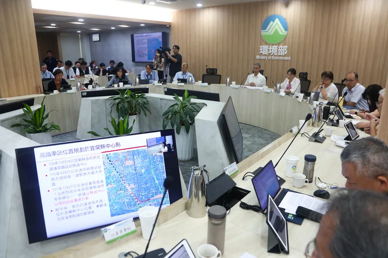 環境部20日舉行環境影響評估審查委員會第37次會議,審查高鐵延伸宜蘭計畫環境影響評估報告書初稿。中央社