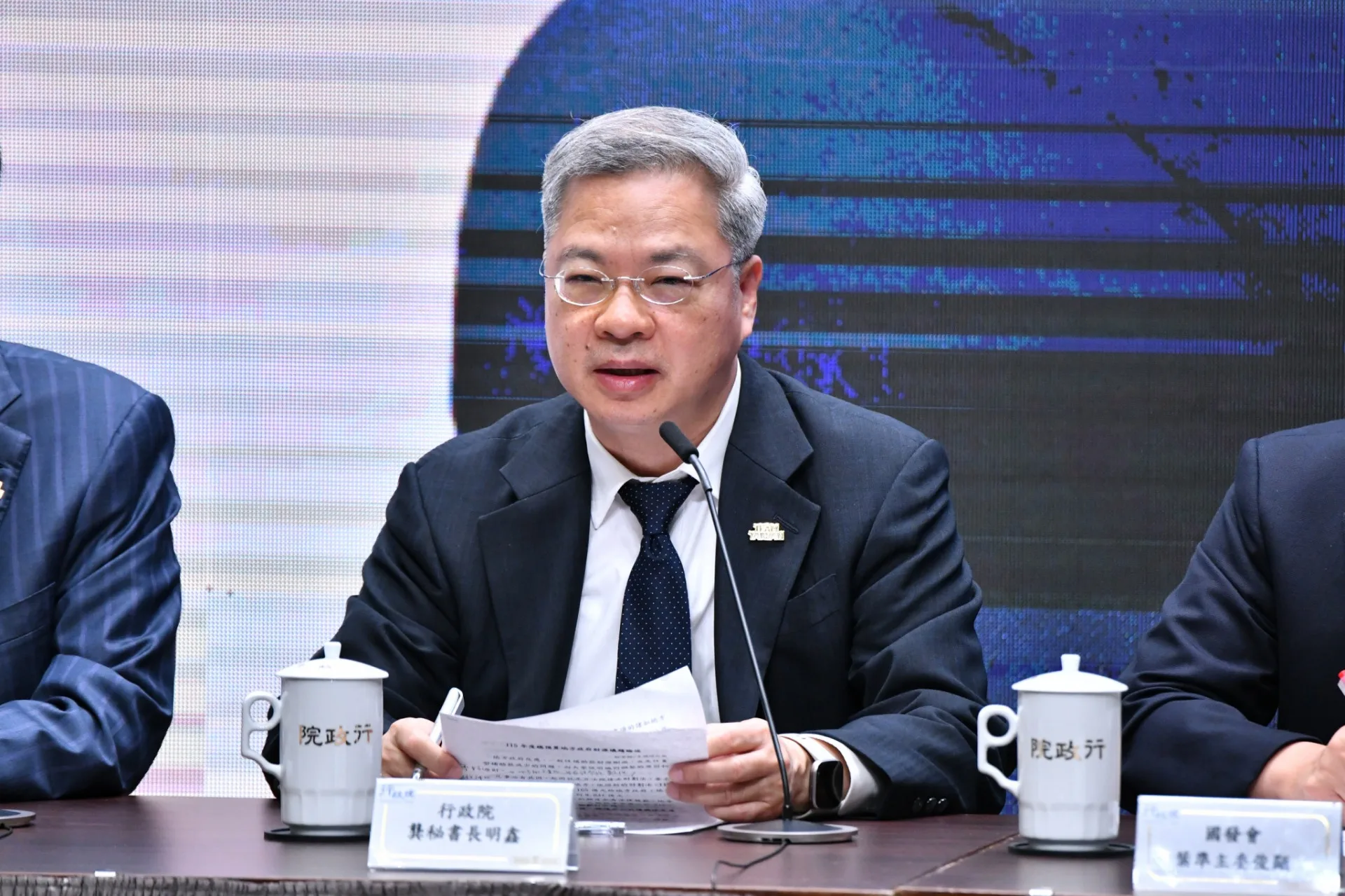 準經濟部長龔明鑫。行政院提供