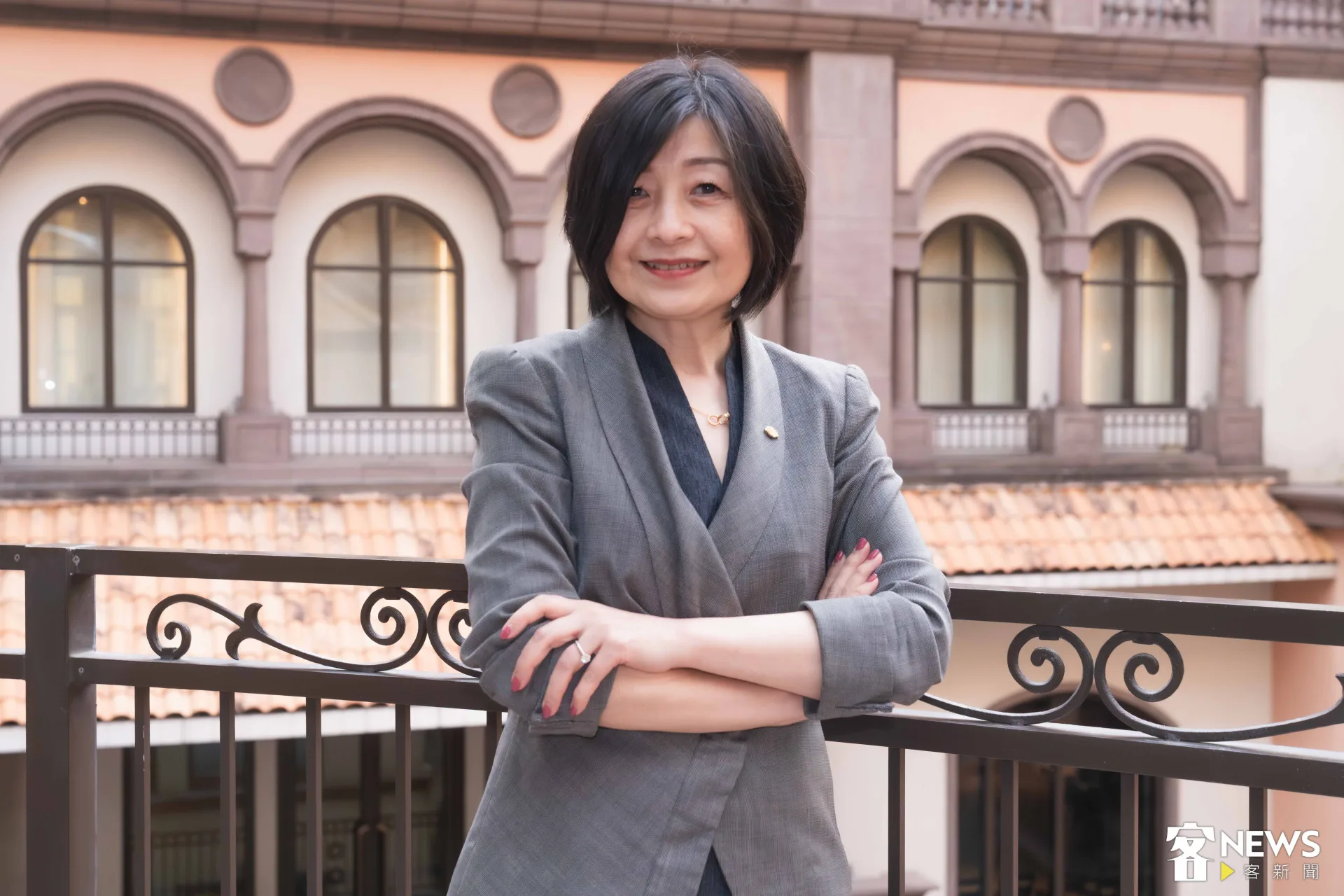 李佳燕勉勵後生,無論走到哪裡,別忘了客家的文化與價值觀,那是最穩固的後盾,也是獨特的競爭力。朱愷元攝
