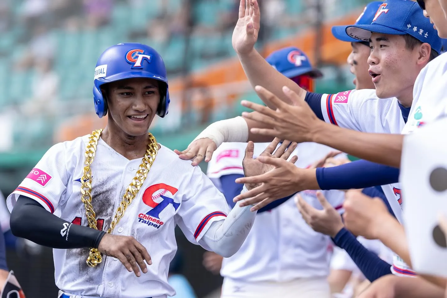 U18中華隊8日對戰澳洲展現強大火力，以10比2擊退對手，預賽戰績來到3勝1敗。中華棒協提供
