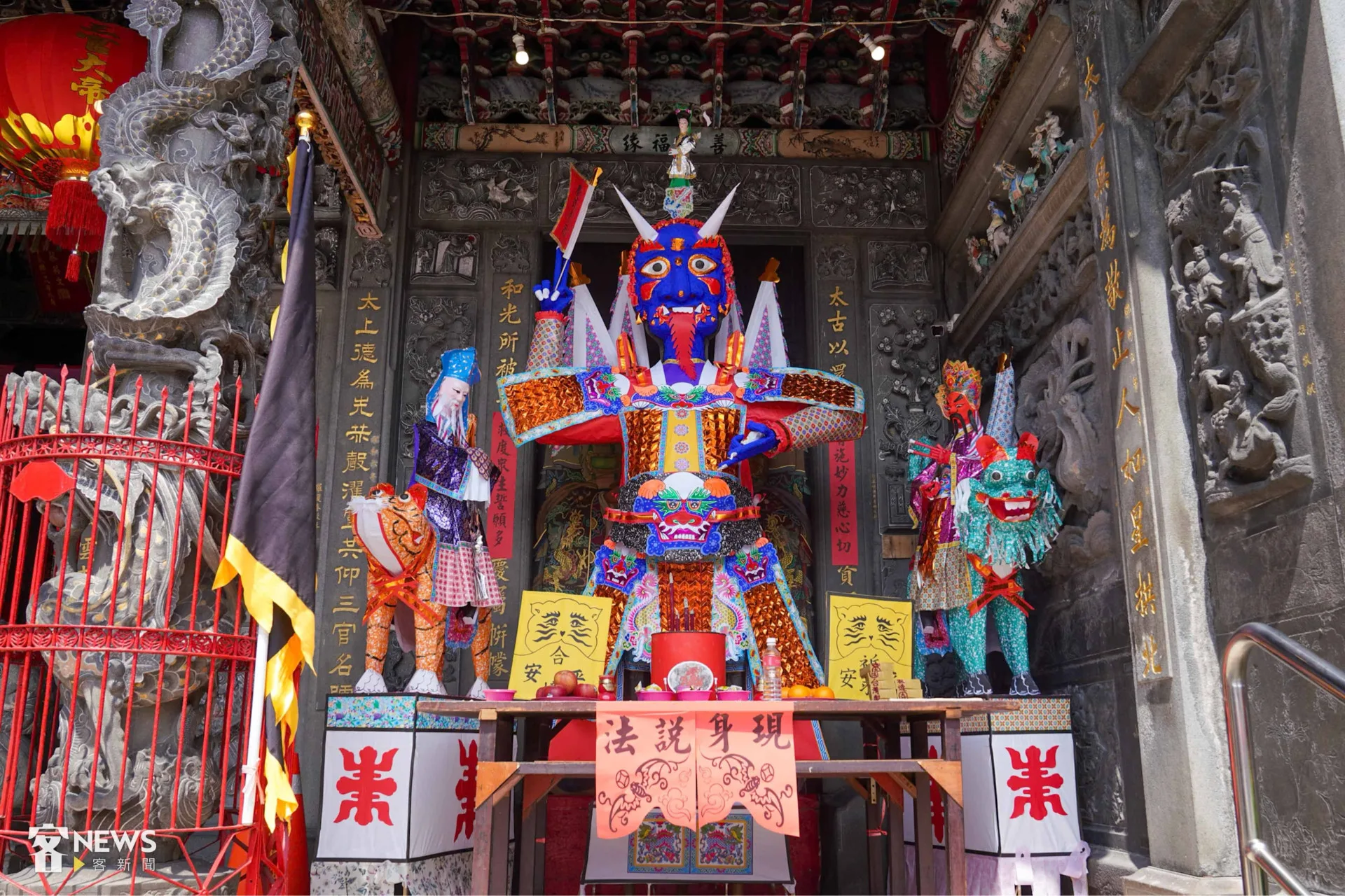 關西太和宮輪值義民祭,特別將中元普渡活動配合義民祭時程。李台源攝