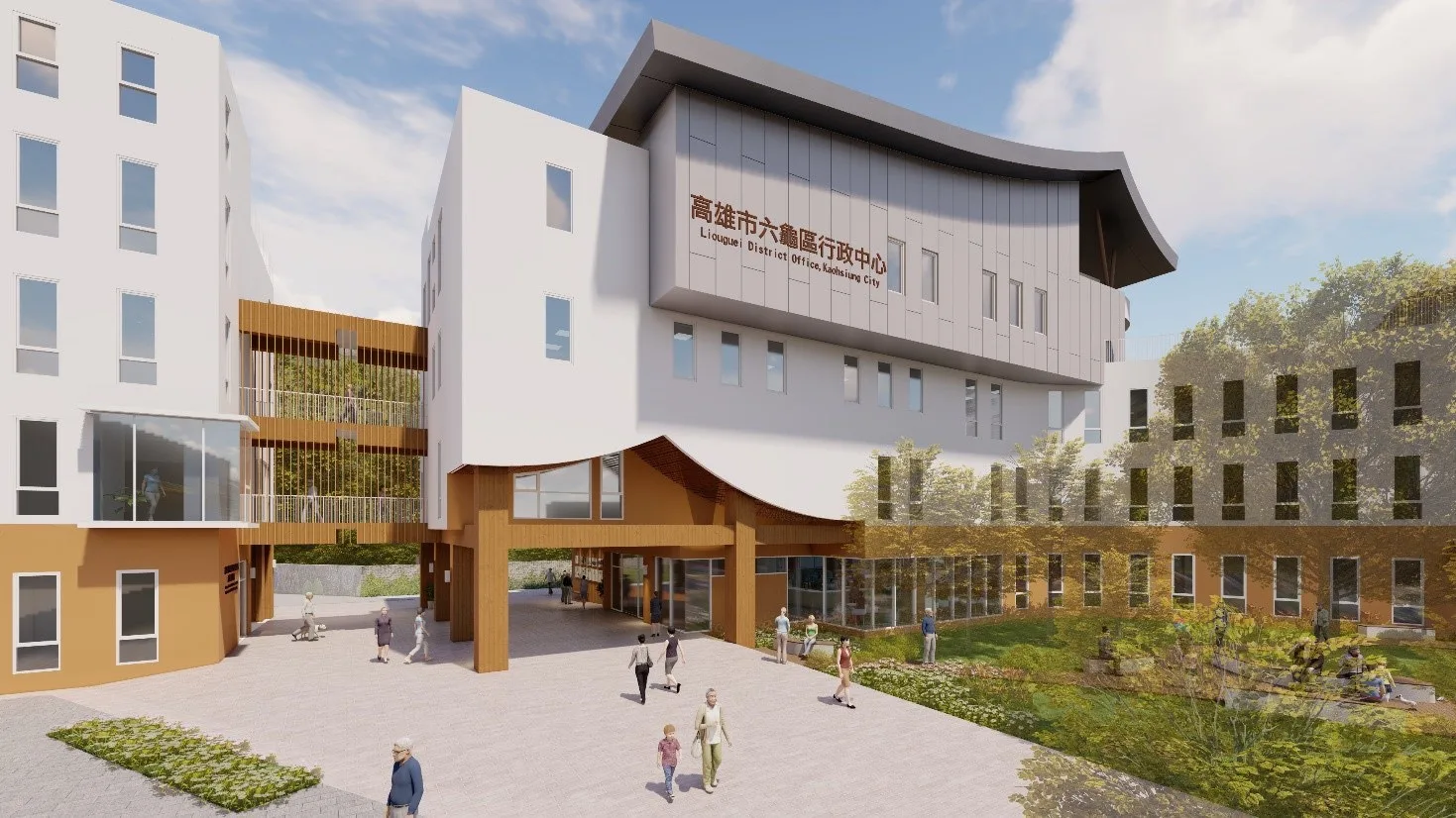 .六龜區行政中心新建工程將舉行落成典禮。高市府提供