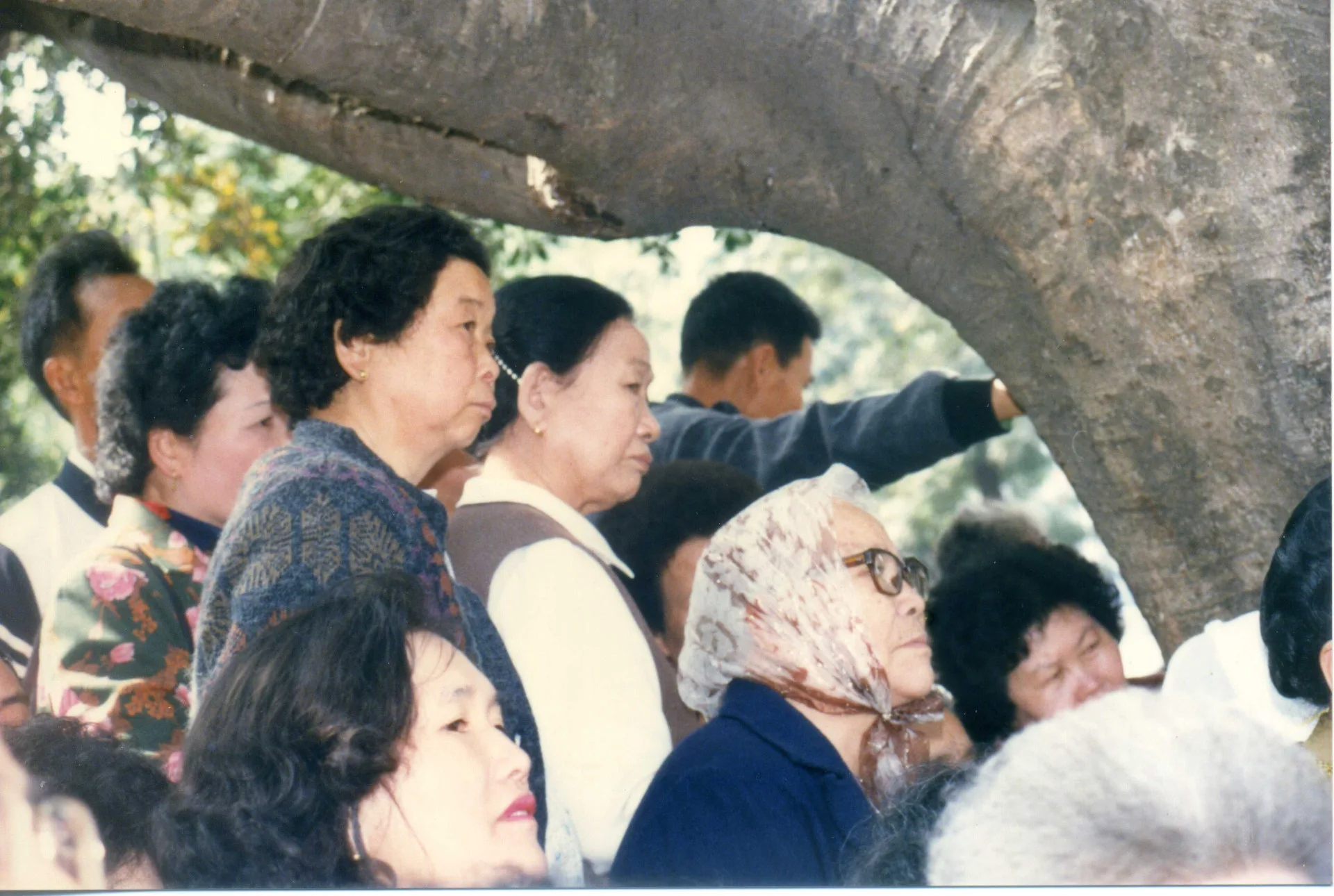1988年竹東山歌比賽的聽眾,不知他們聽到馬屁山歌會做何感想。楊國鑫攝