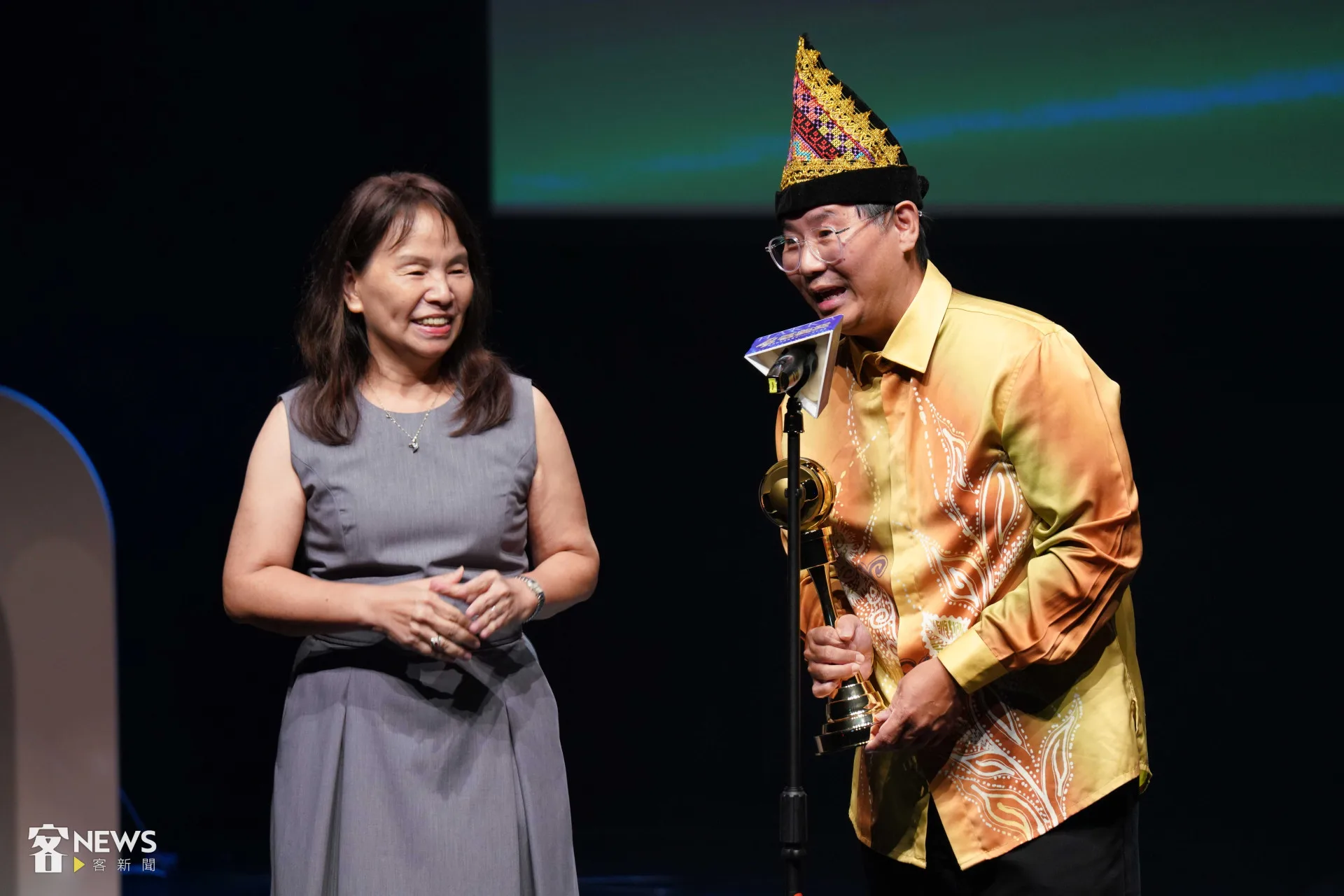 身為馬來西亞人客家人的吳振南說，因為做節目，他終於有機會在台灣說客語。李台源攝