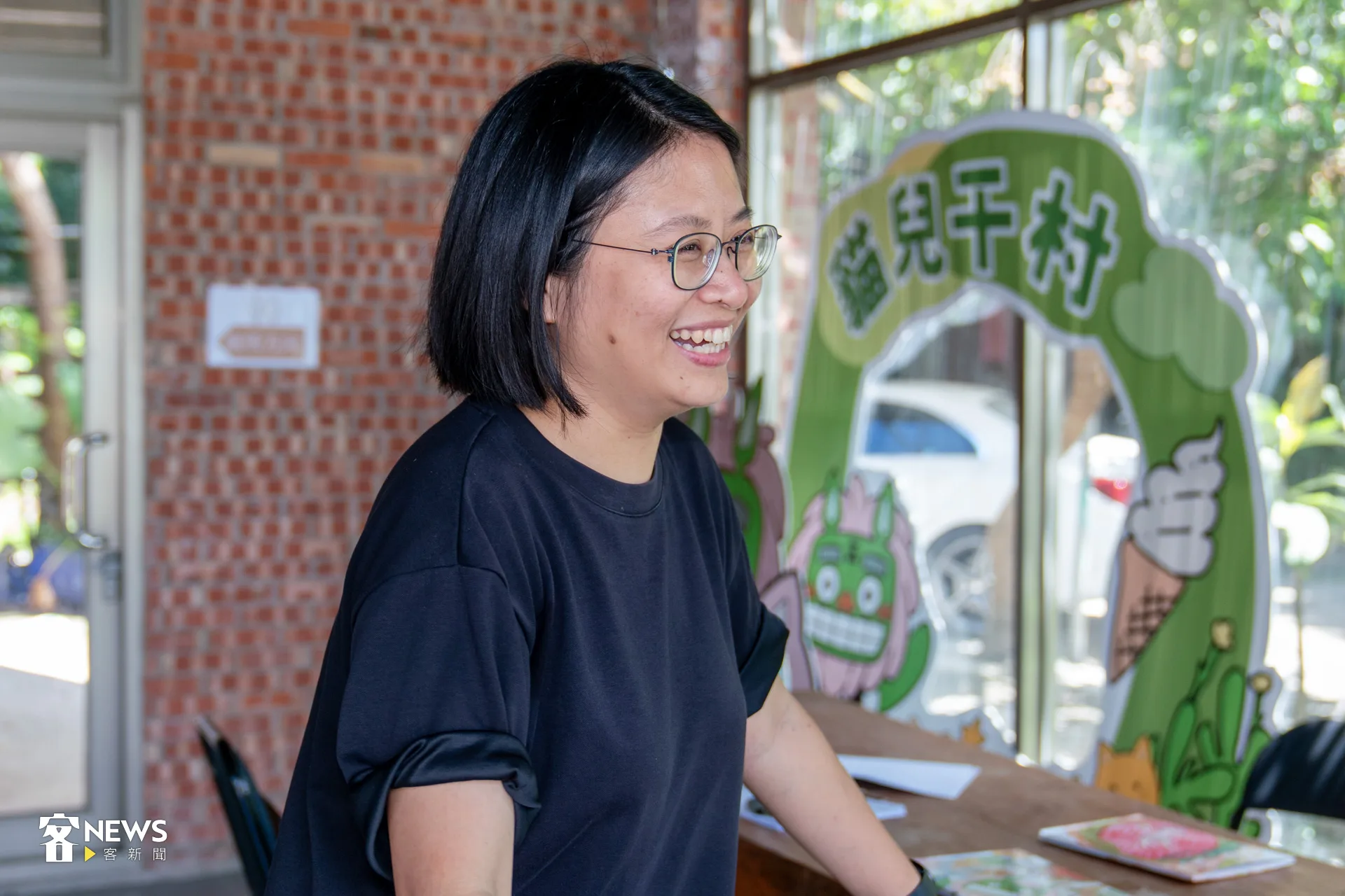 她坦言，剛開始有點害怕被問起「客家人」這一題，不過久而久之，這種擔心也漸漸放下。洪藝晅攝