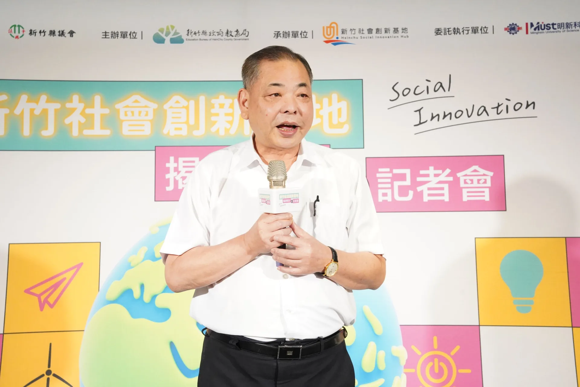 國民黨籍新竹縣副縣長陳見賢欲爭取國民黨提名參選新竹縣長。資料照片