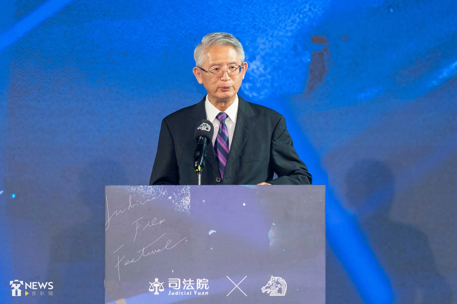 司法院代理院長謝銘洋表示,電影是最好的橋樑。李台源攝