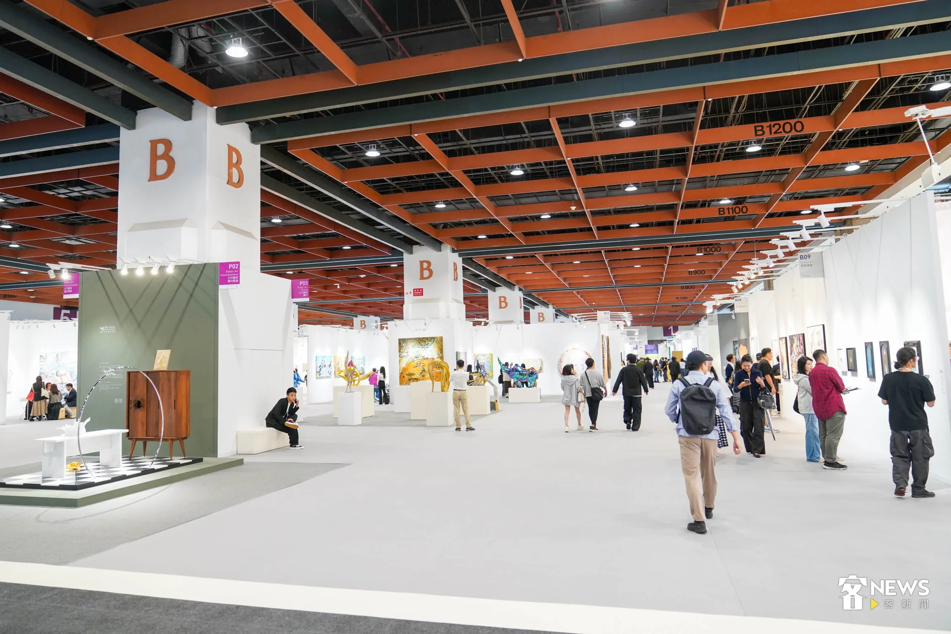 2025台北國際藝術博覽會（ART TAIPEI 2025）將於10月24日至27日，在台北世貿一館登場。范修語攝