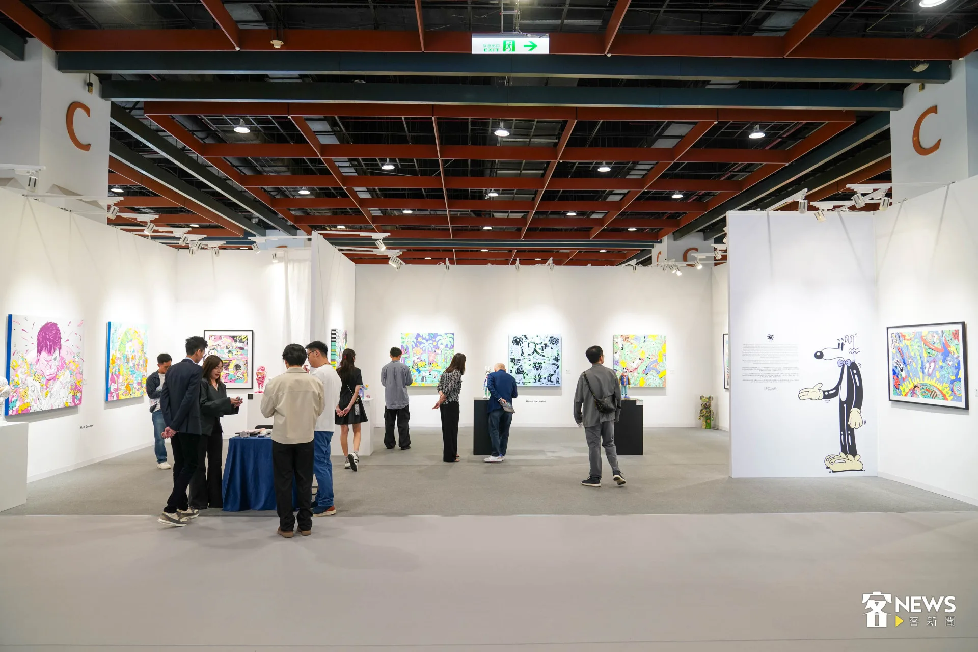 2025台北國際藝術博覽會（ART TAIPEI 2025）將於10月24日至27日，在台北世貿一館登場。范修語攝
