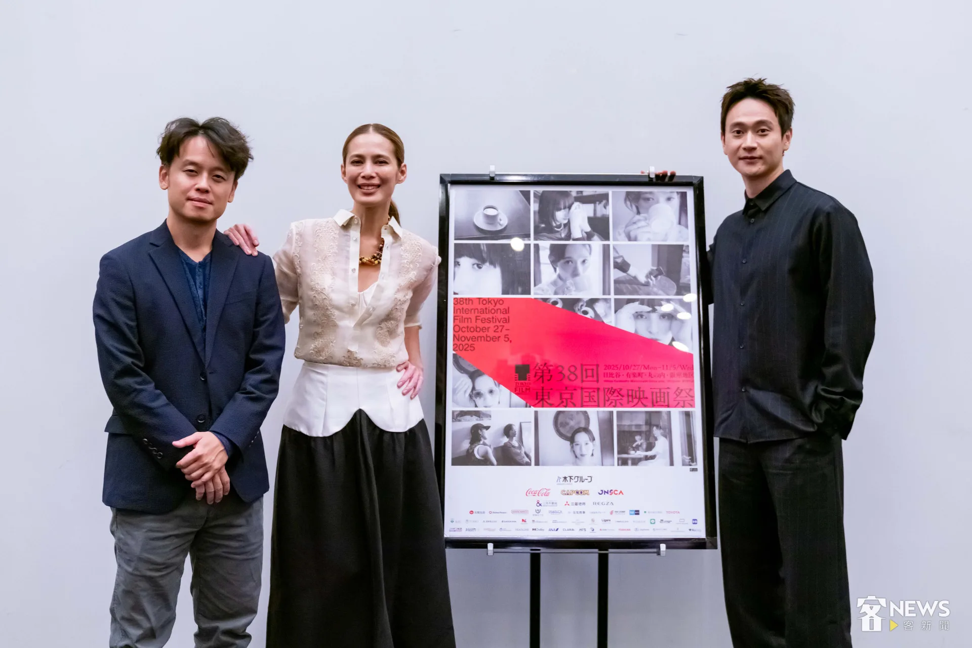 客家電影《丟包阿公到我家》今(31)天在日本東京國際影展世界首映。李台源攝