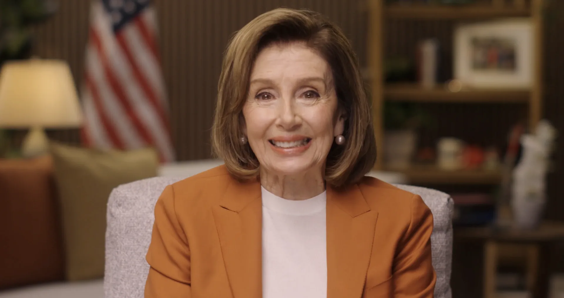 裴洛西宣布，她的國會生涯將於明年任期結束後劃下句點。翻攝自@TeamPelosi X
