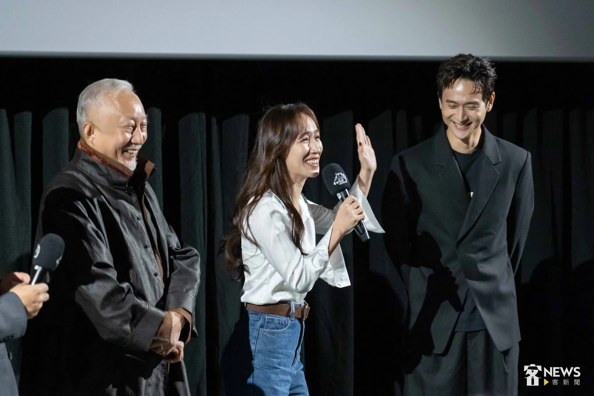 《丟包阿公到我家》11月8日於金馬影展首映後，登上觀眾票選排行第三名。李台源攝