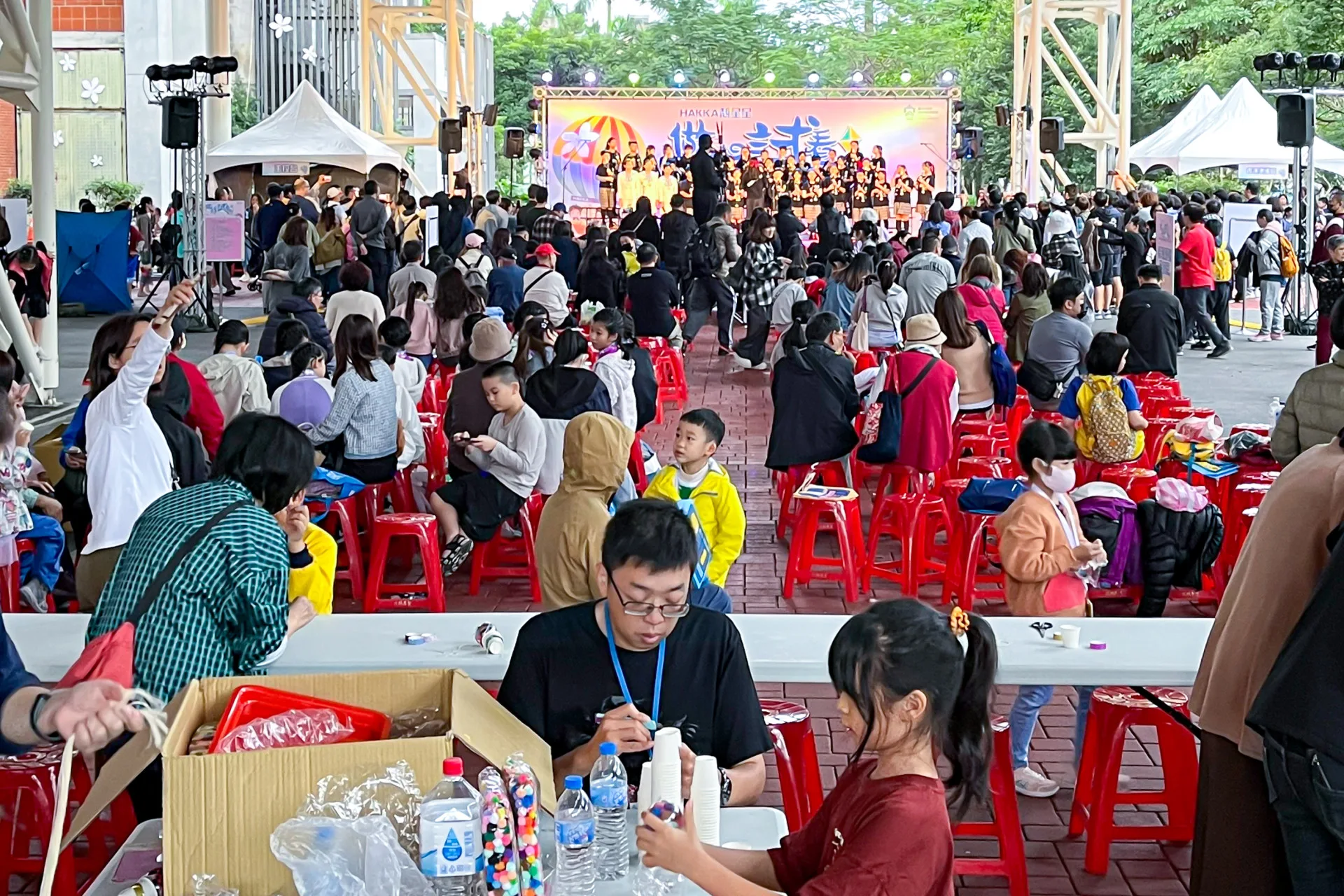 台北市將舉辦114年度國中小客語社團成果發表。示意圖,台北市客家事務委員會提供