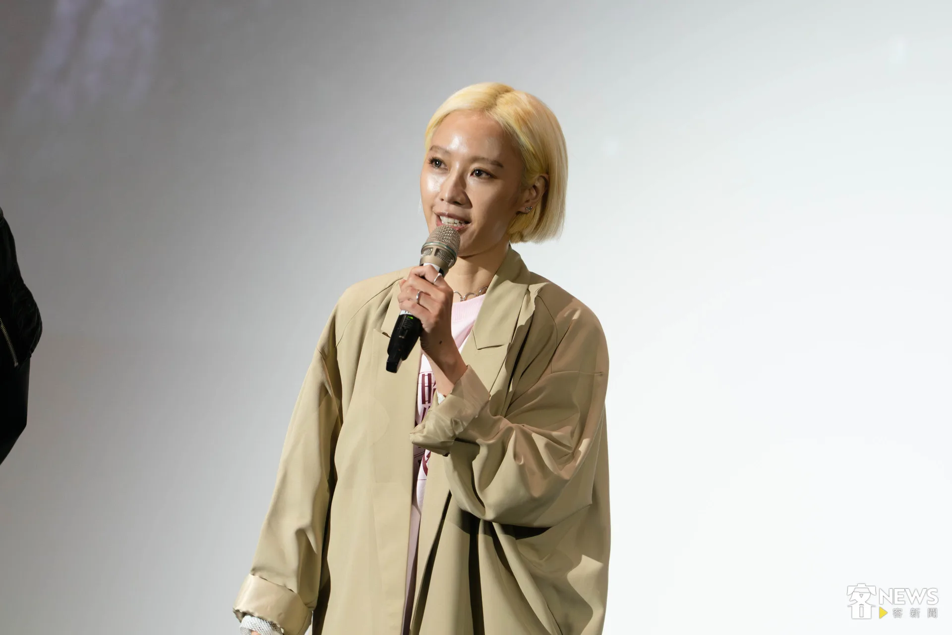 在片中飾演「鳳英」的方宥心，劇中客語讓語言指導大讚專業。范修語攝