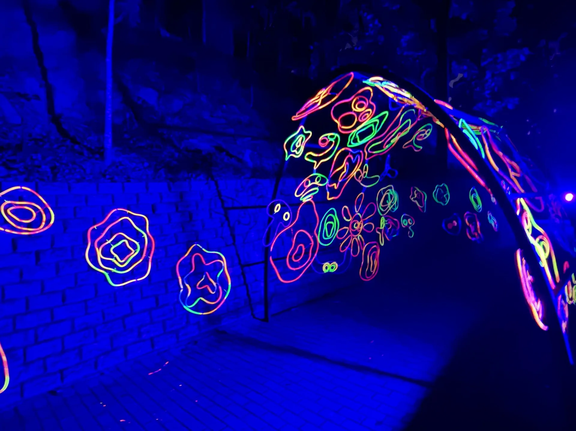 台南龍崎光節空山祭有14組藝術作品。南市府提供