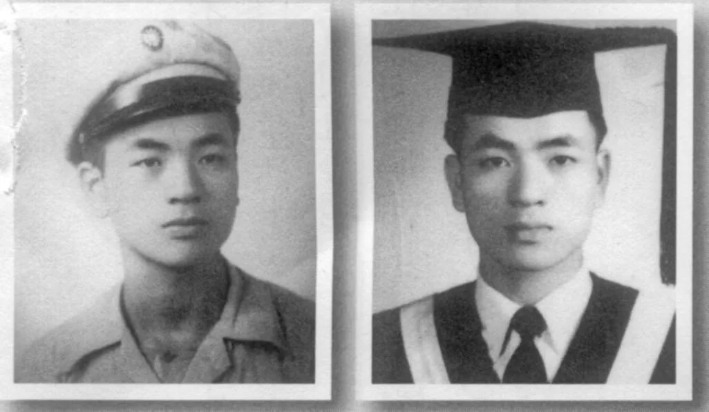 陳進興念初中時雙親就過世,靠叔叔陳舉金及兄長拉拔長大,念大學也半工半讀,圖為他念高中及台大畢業的學士照。何來美翻攝