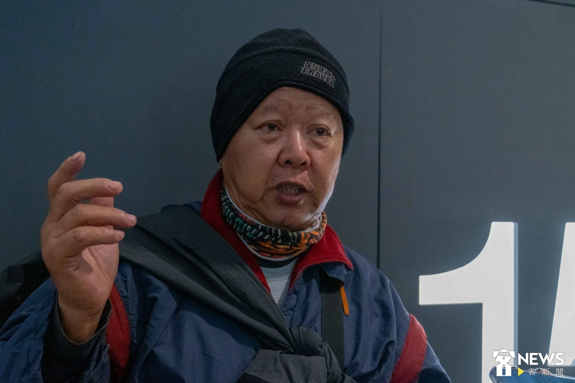 講客廣播電臺主持人暨屏東山林文史工作者蔡森泰說到自己經歷過那個年代,看到電影回憶起來整個人都雞皮疙瘩。朱愷元攝