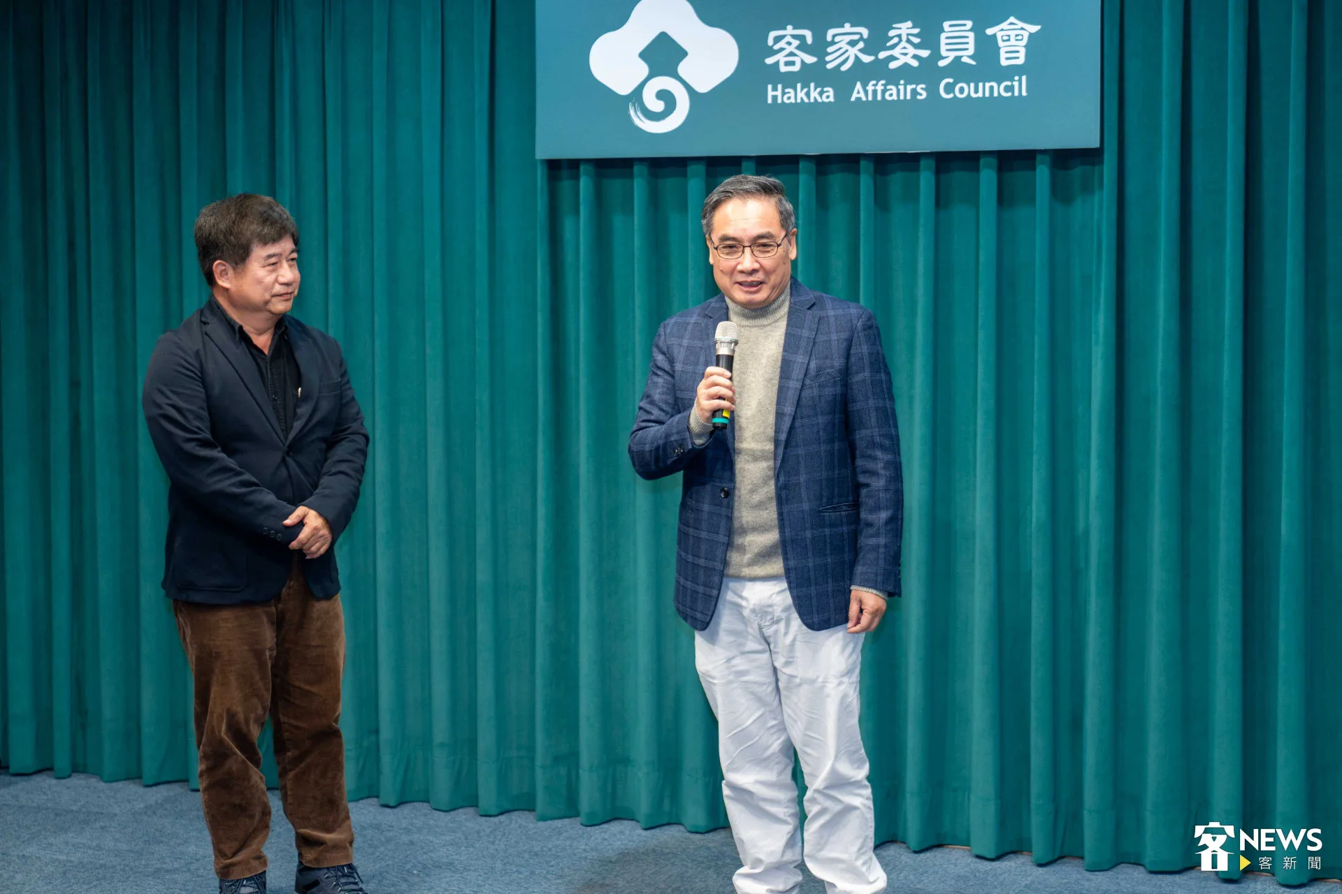 陳邦畛感性地說，相信客傳會在宋廷棟董事長的帶領下，未來一定會更好。范修語攝