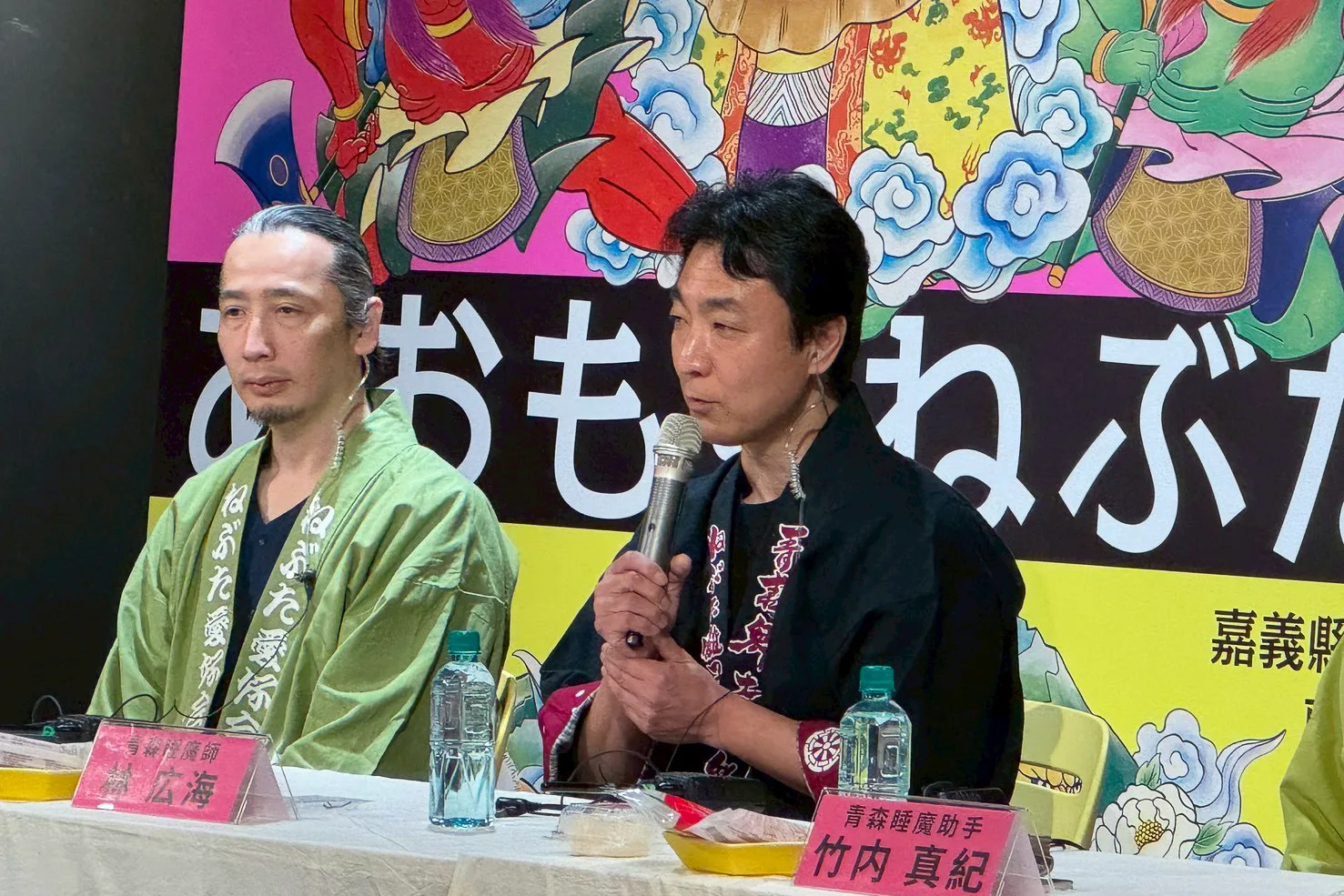青森睡魔師林廣海分享,台灣對於媽祖有既的印象,製作時會特別謹慎。文總提供