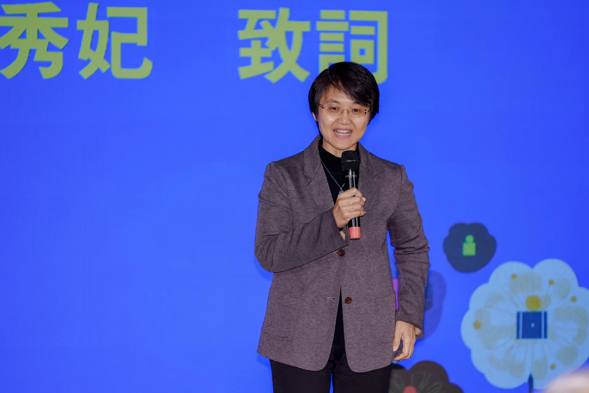 古秀妃直言，語言與文字分離是客語傳承困境。李台源攝