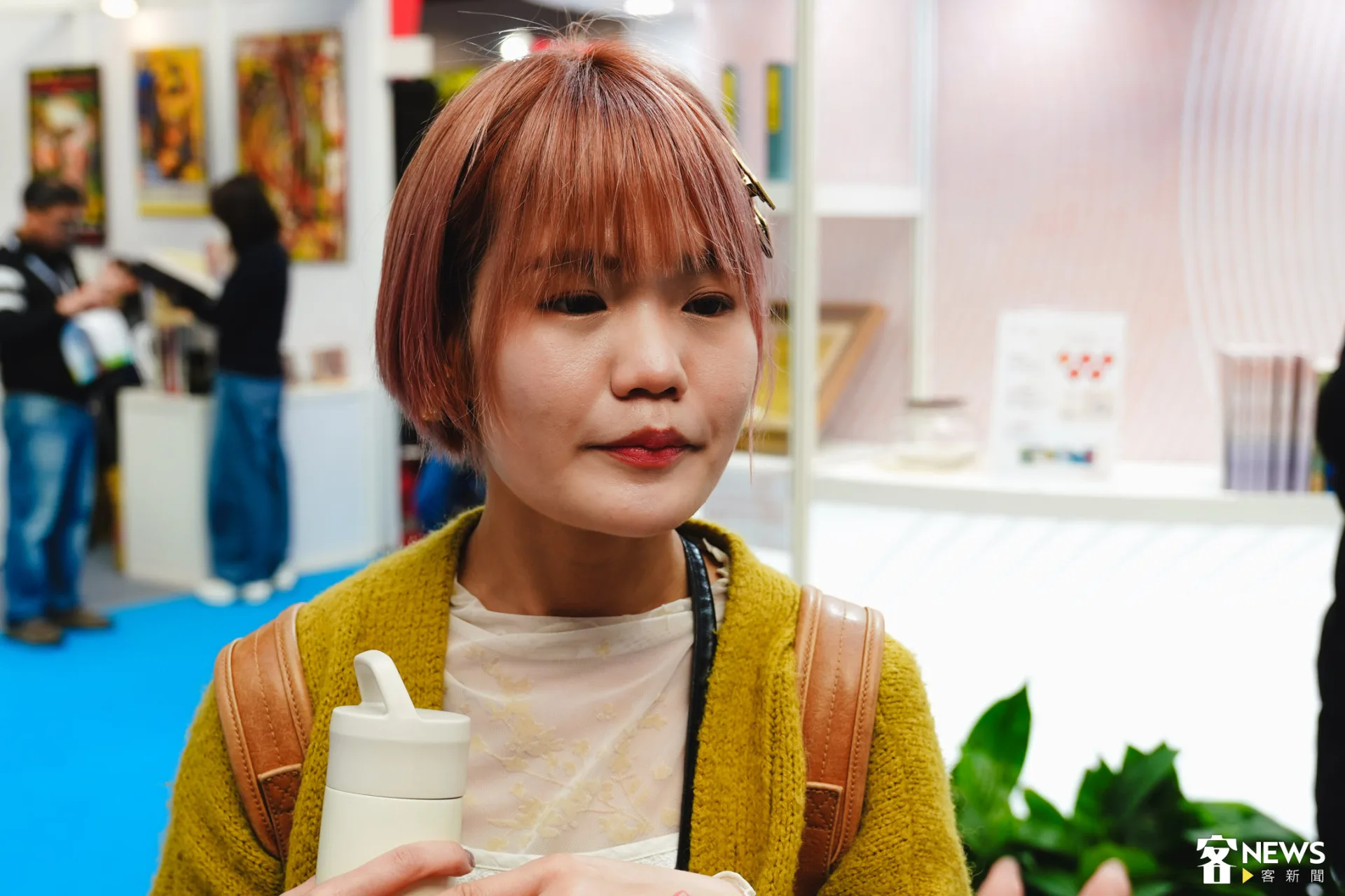 王品渝分享,音樂創作需要大量靈感,而閱讀正是她的靈感來源之一。朱愷元攝