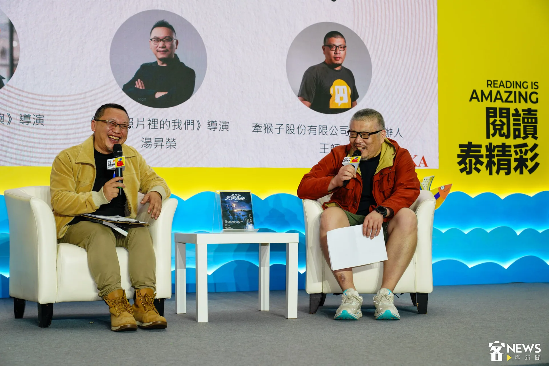 王師:「如果你(台灣人)不說自己的故事,而是讓別人幫你說,請相信我,那絕對不是什麼好事,你有可能會變成反派。」朱愷元攝